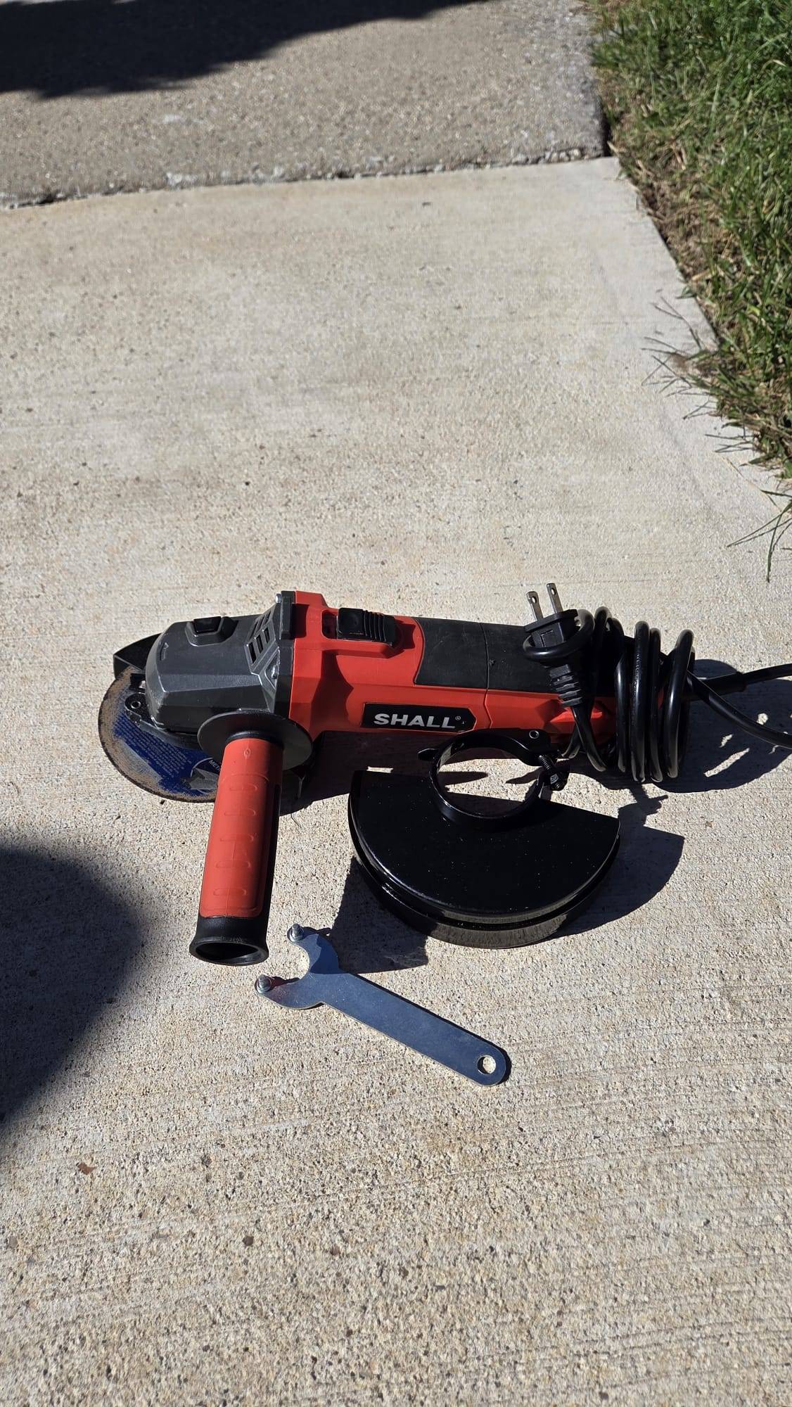 SHALL Corded Angle Grinder