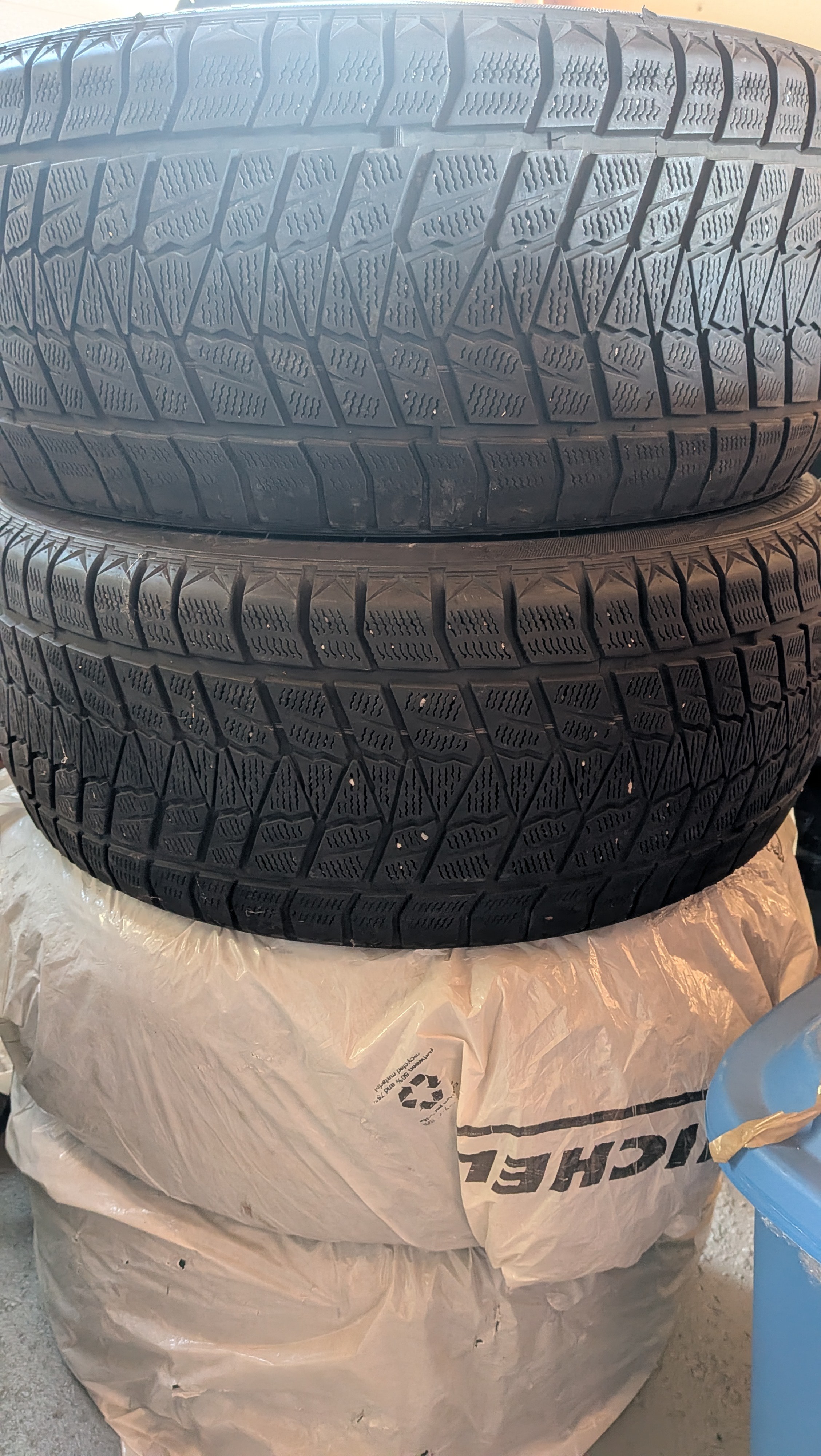 Set of 4 Winter Tires 245/45R19 102T XL – Good Tread – $250 - photo 2