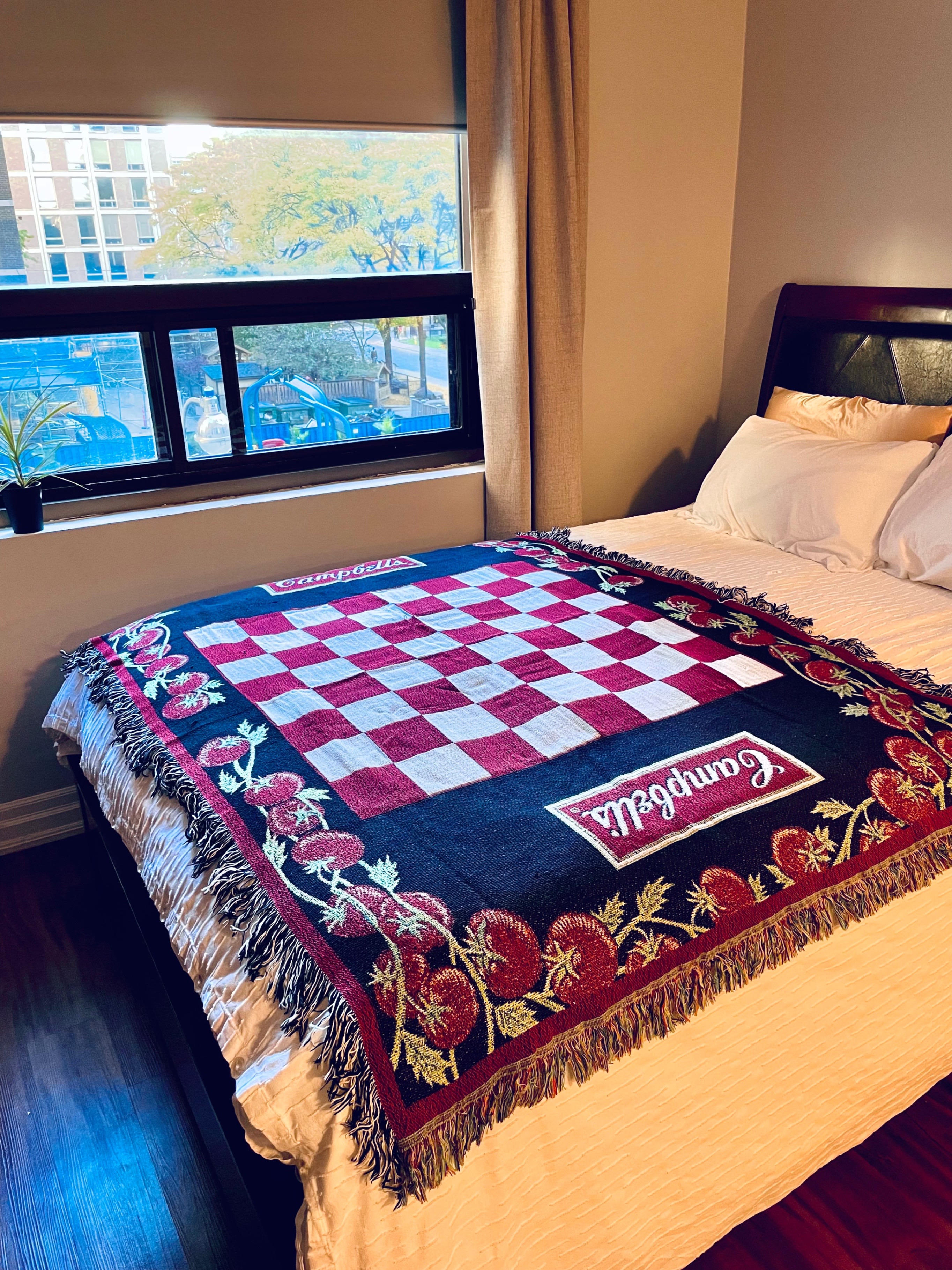 Campbell’s Tomato Soup woven tapestry throw blanket - USA 🇺🇸