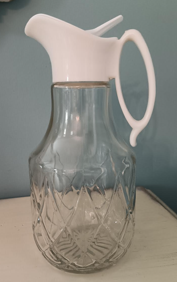 Vintage 1970s Twinpak Glass Syrup Dispenser Pitcher - photo 3