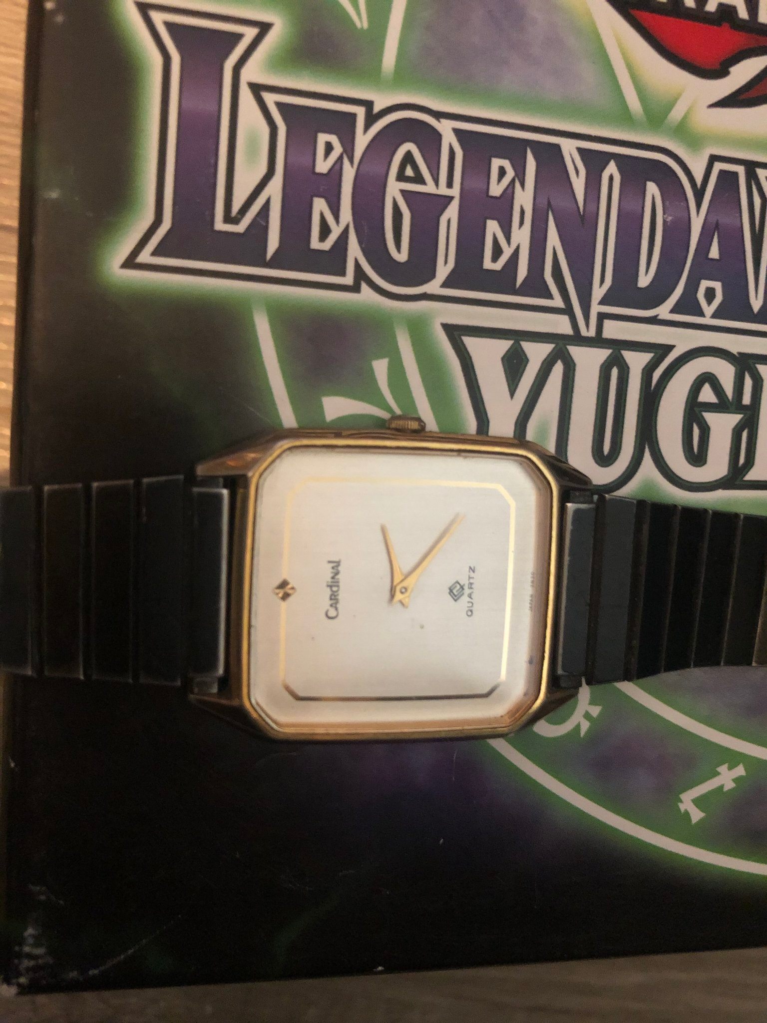Cardinal Quartz Watch - Square Dial