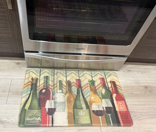 Wine Lover’s Anti-Fatigue Kitchen Mat – Soft Cushioned Comfort - photo 3