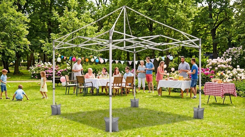 MasterCanopy Pop-Up Canopy Frame - 6.6 ft × 6.6 ft