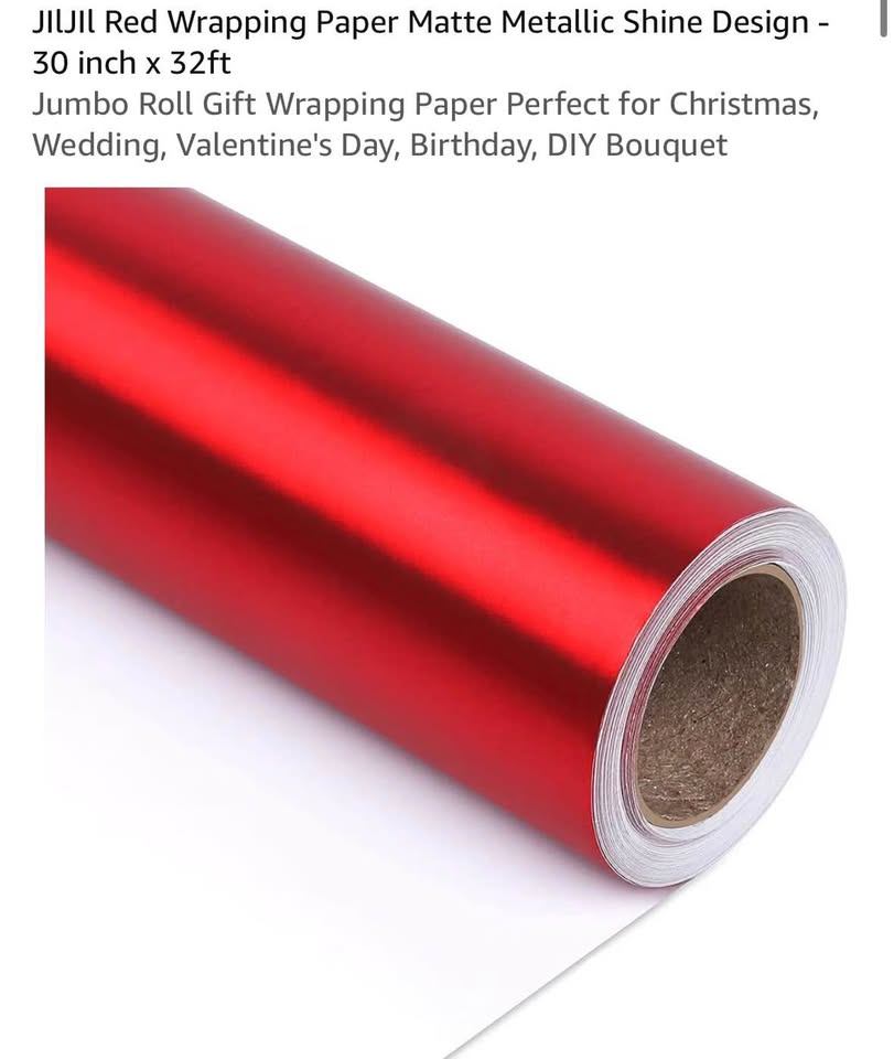 Jumbo Gift Wrapping Paper Roll – 30 in x 32 ft (New) - photo 2