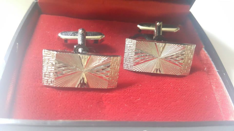 Vintage Cufflinks 70's &80's Sliver tone - photo 2