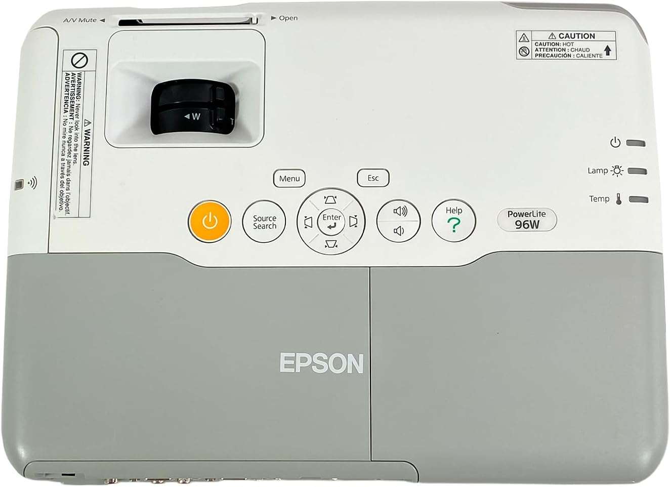 Epson H384A / PowerLite 96W 3LCD Projector 2700 Lumens - photo 4