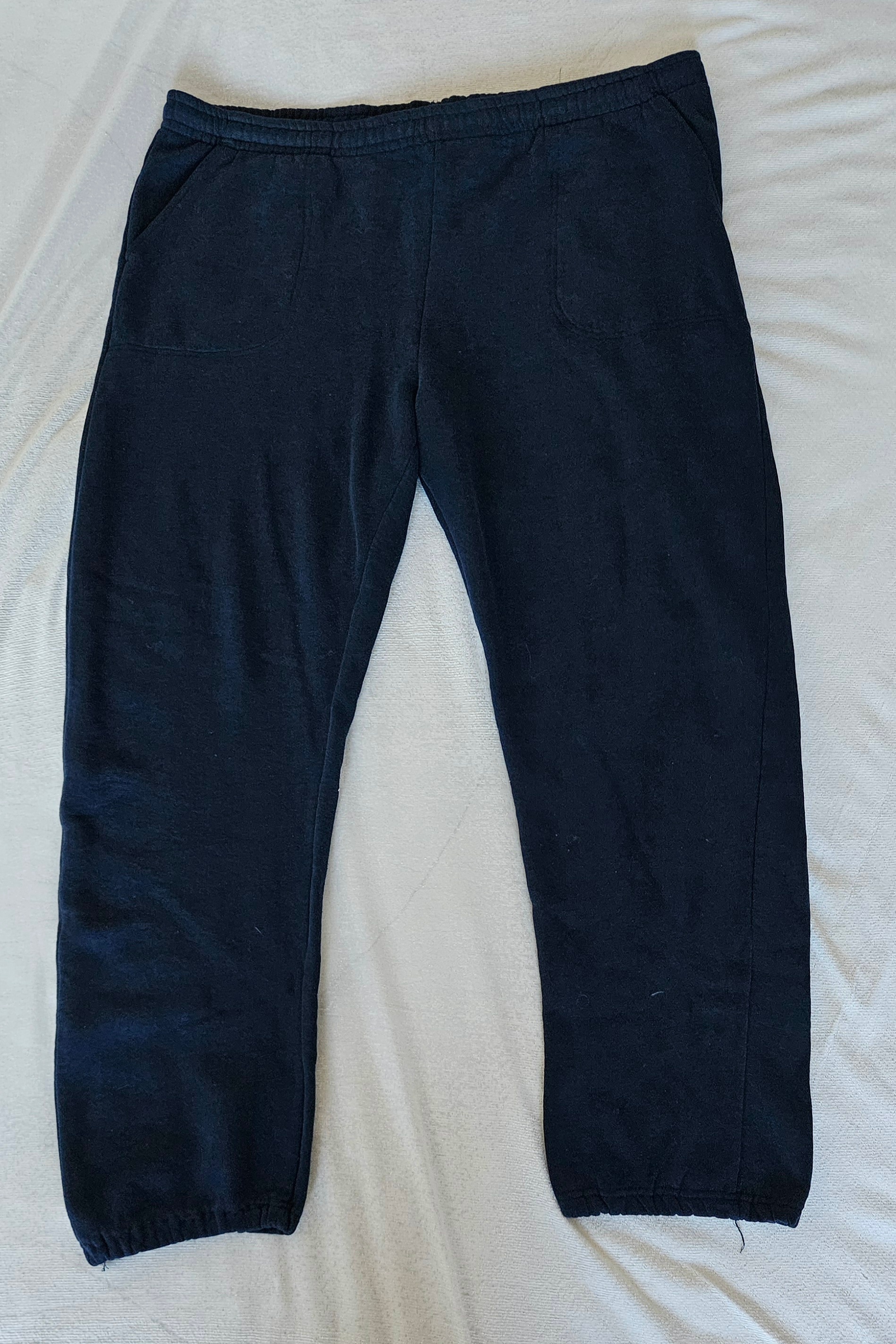 MEN'S JOGGERS FLEECE PANT (X-LARGE - BLUE)