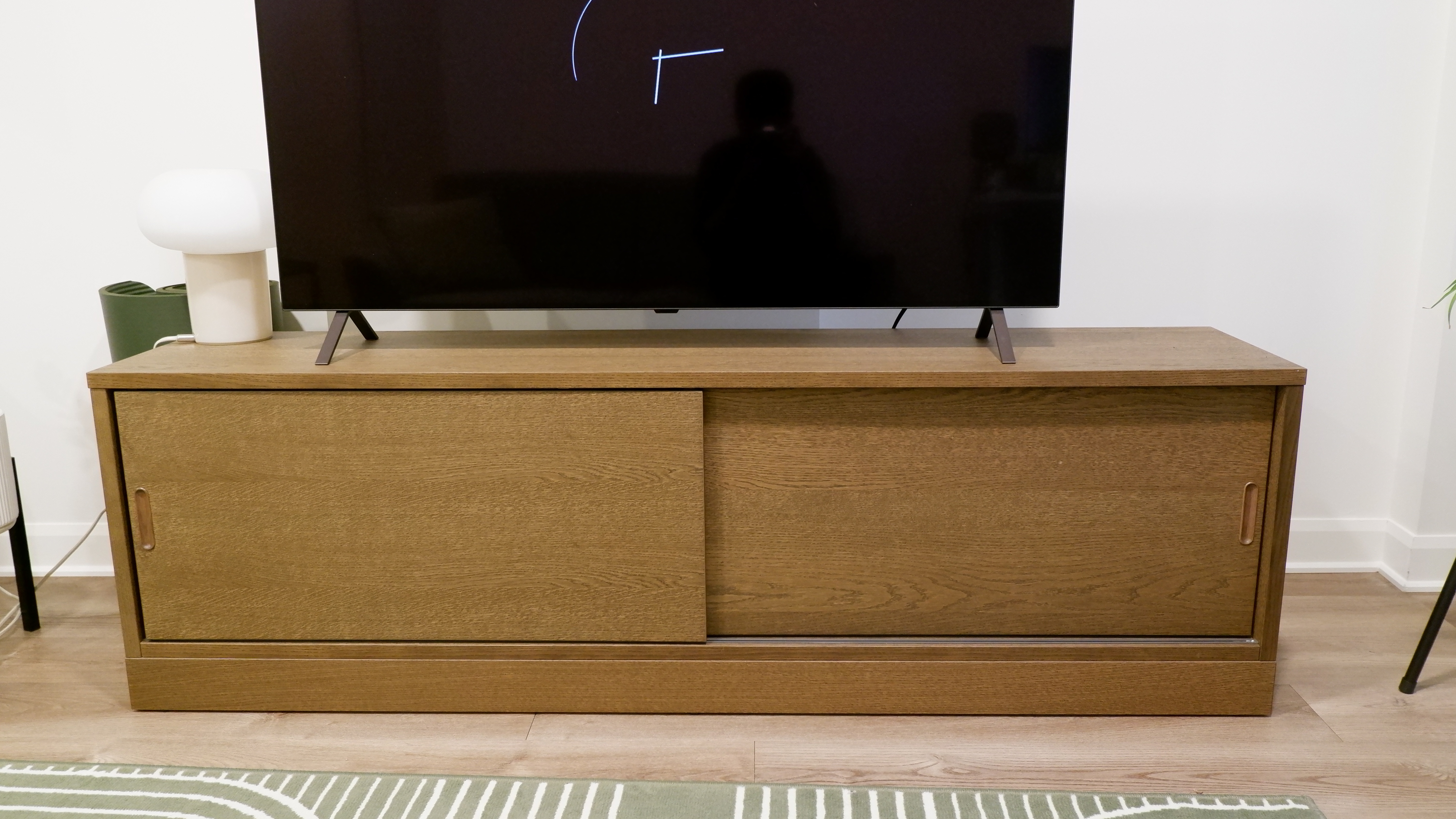 IKEA TONSTAD TV Bench – Brown Stained Oak Veneer - photo 3