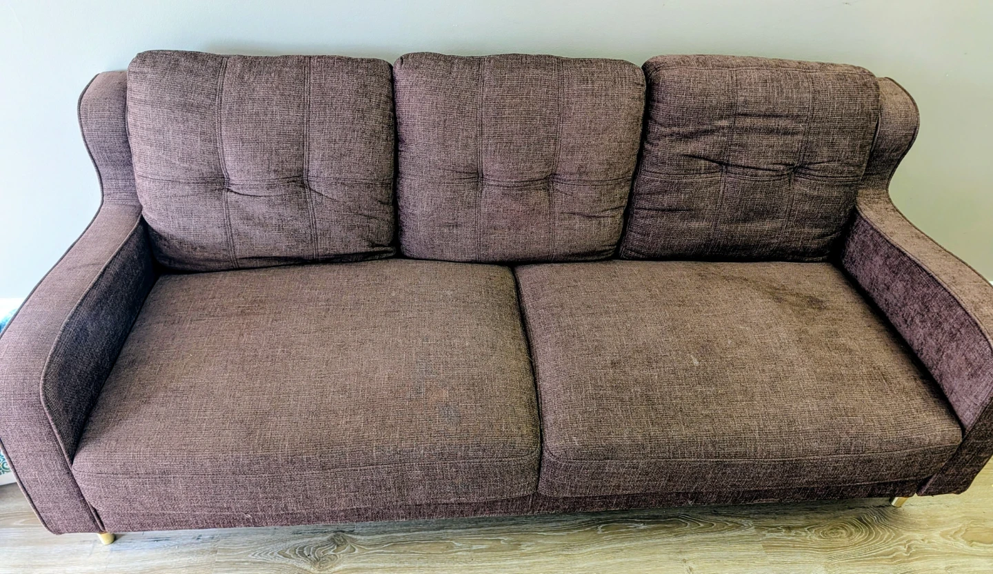 Moving out sale - 3-Seater Sofa – Coffee Linen Blend
