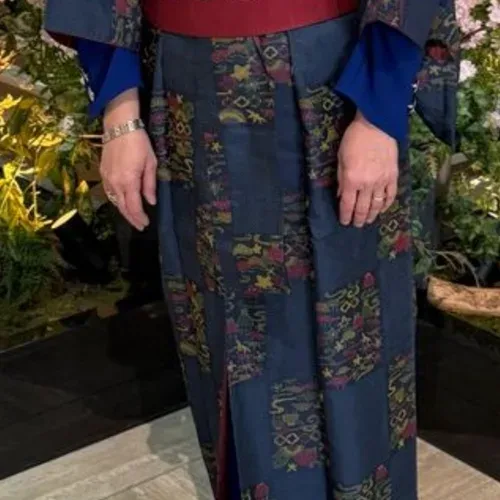 Vintage Japanese Kimono with Obi