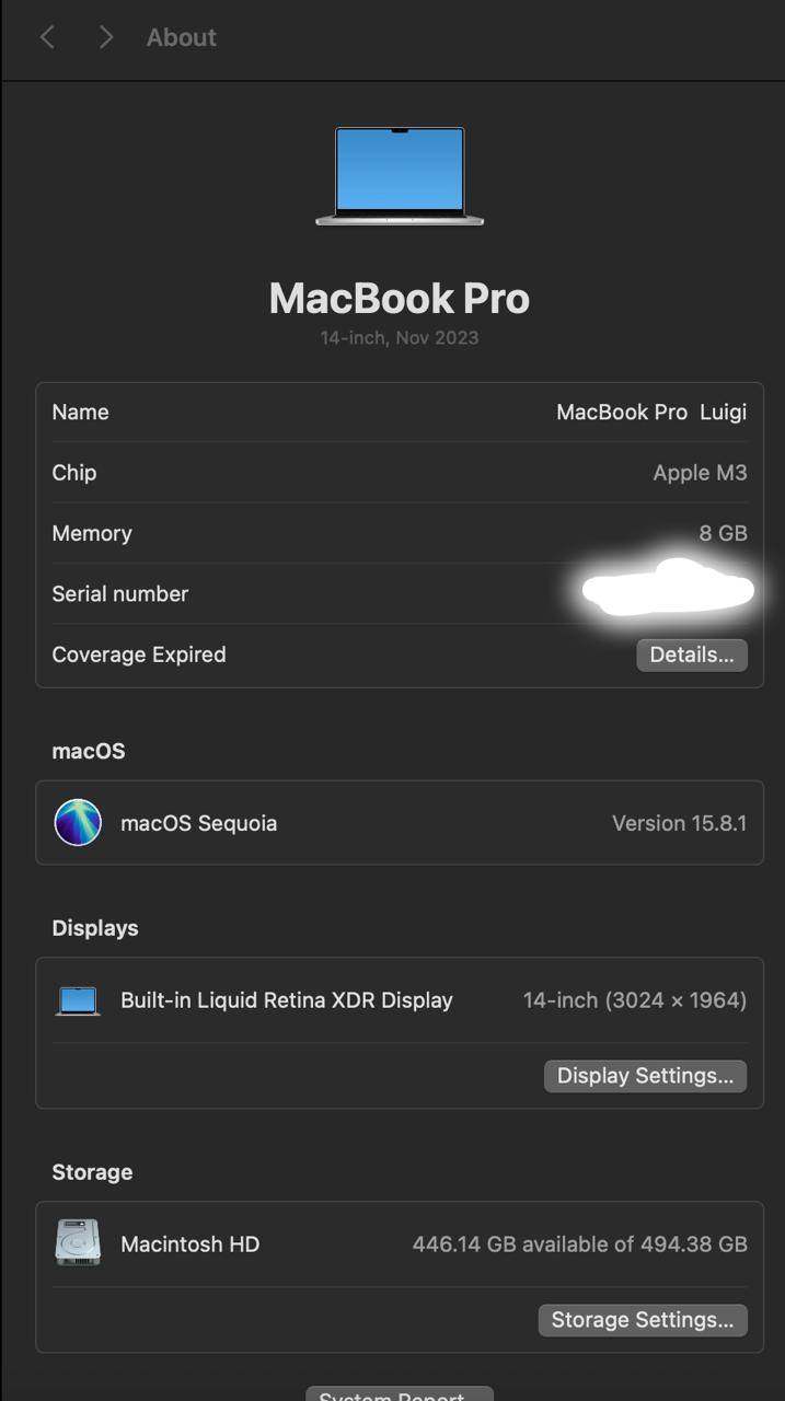 MacBook Pro 14-inch M3 - photo 2