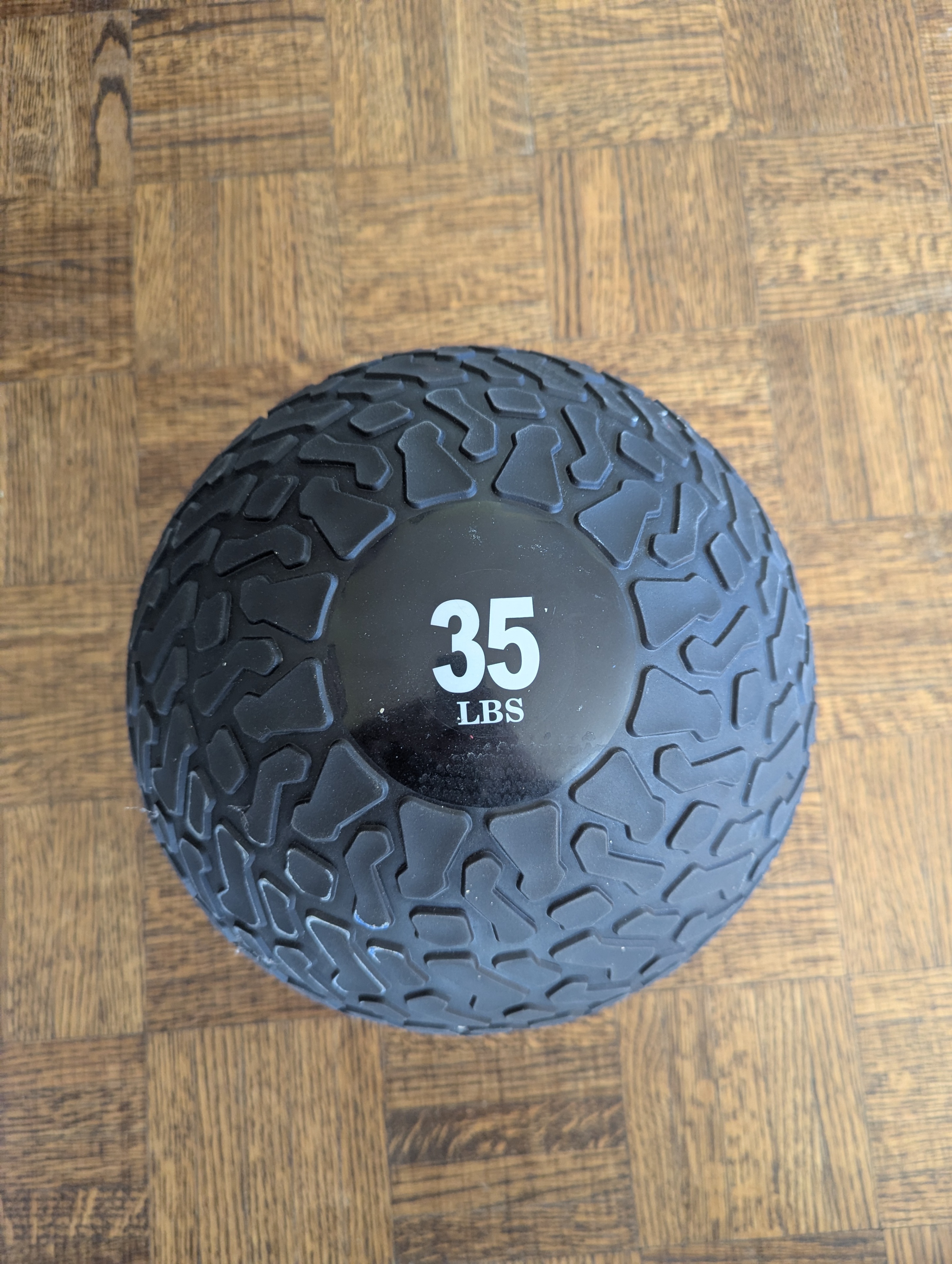 35 lb Treaded Heavy-Duty Slam Ball / Medicine Ball