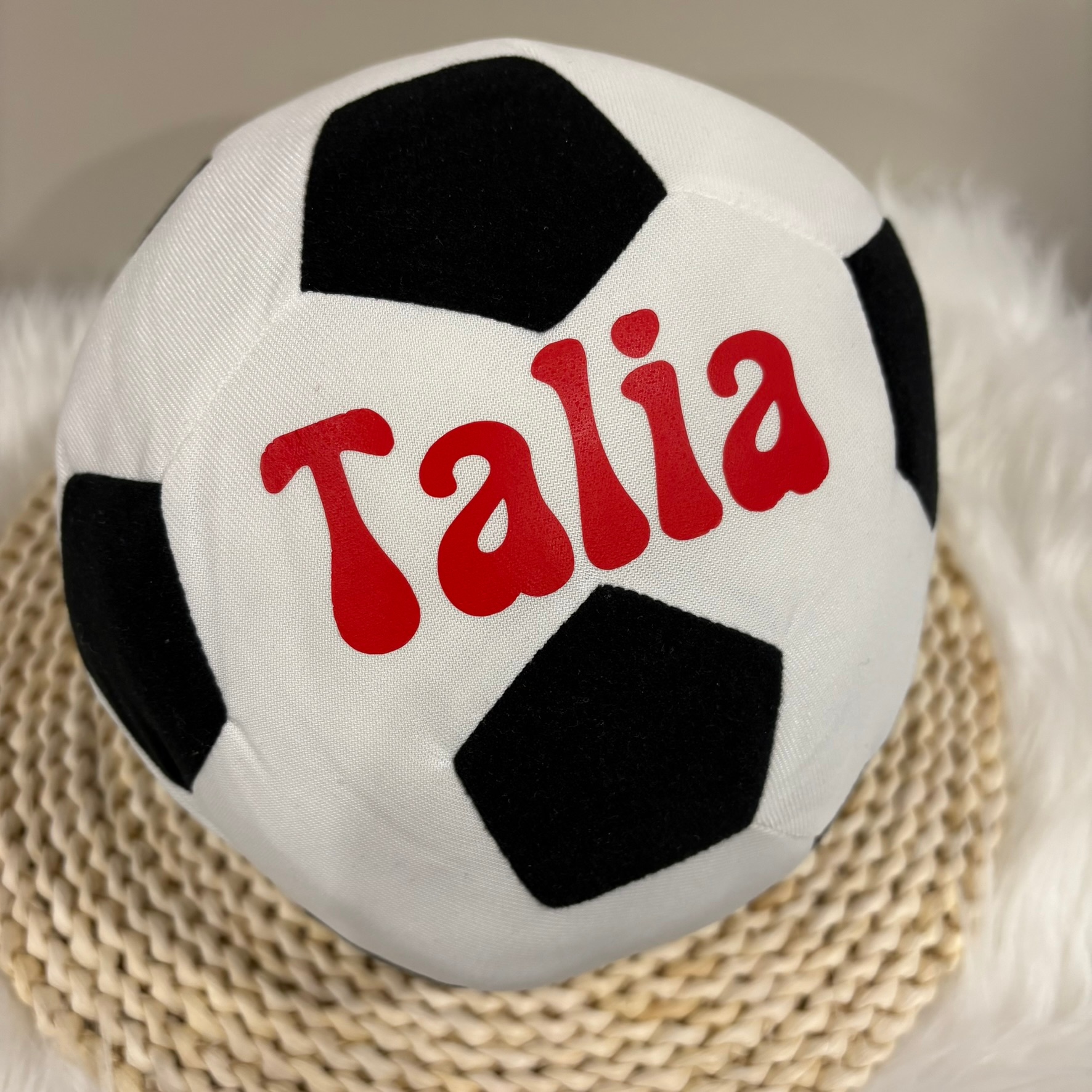Personalize a Soccer Ball Plushie with me - photo 3