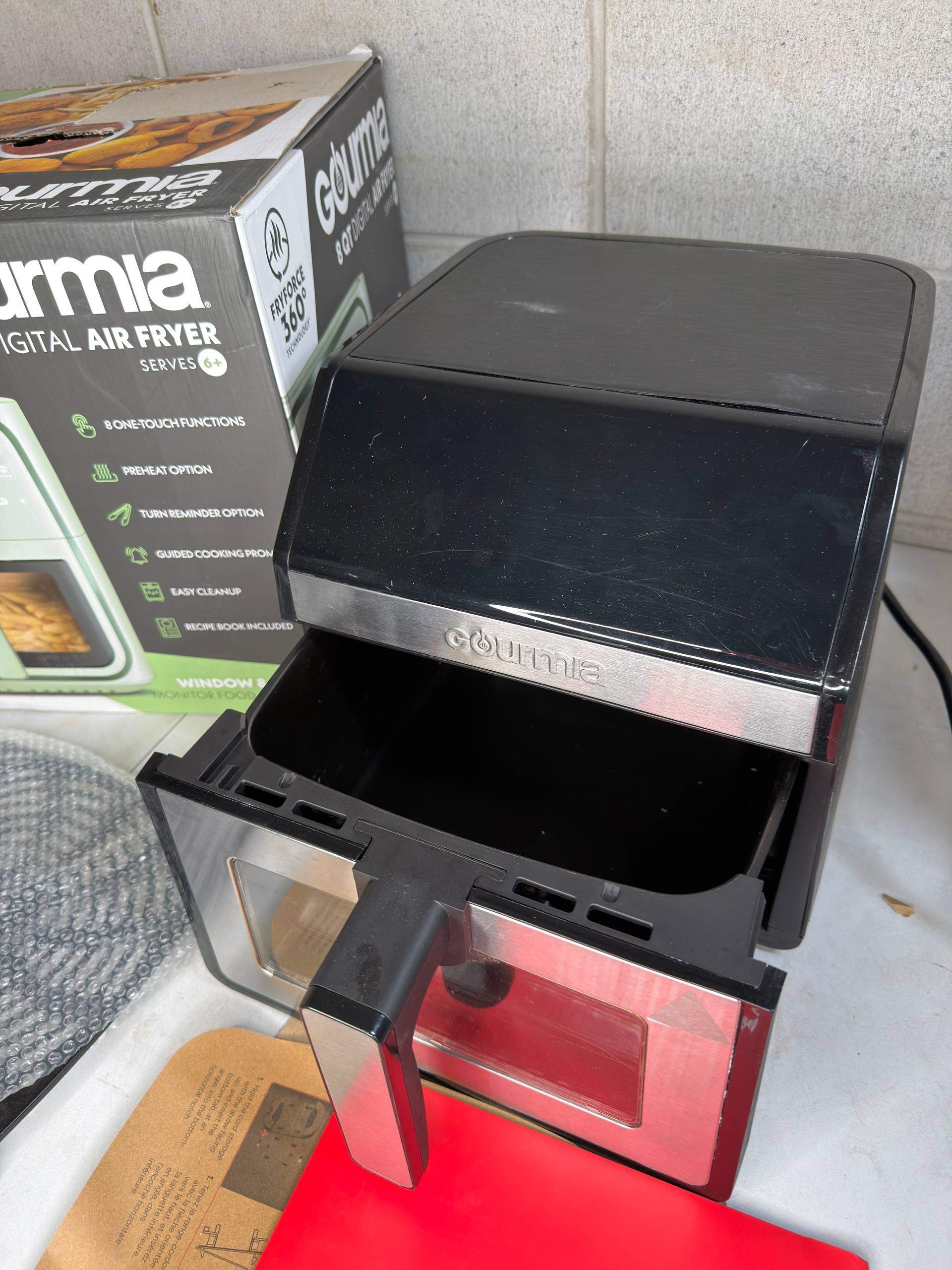 Gourmia GOURMIA Digital Air Fryer, 7.5 Liter with Window and - photo 2