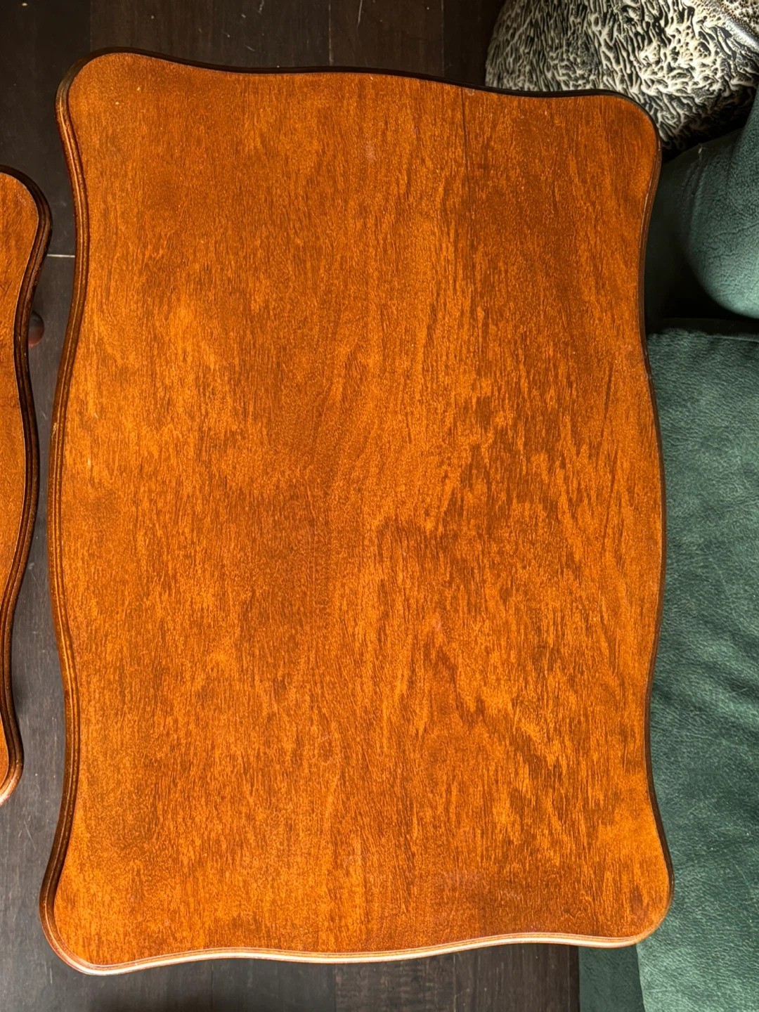 Set of Three Wooden Nesting Tables - photo 5
