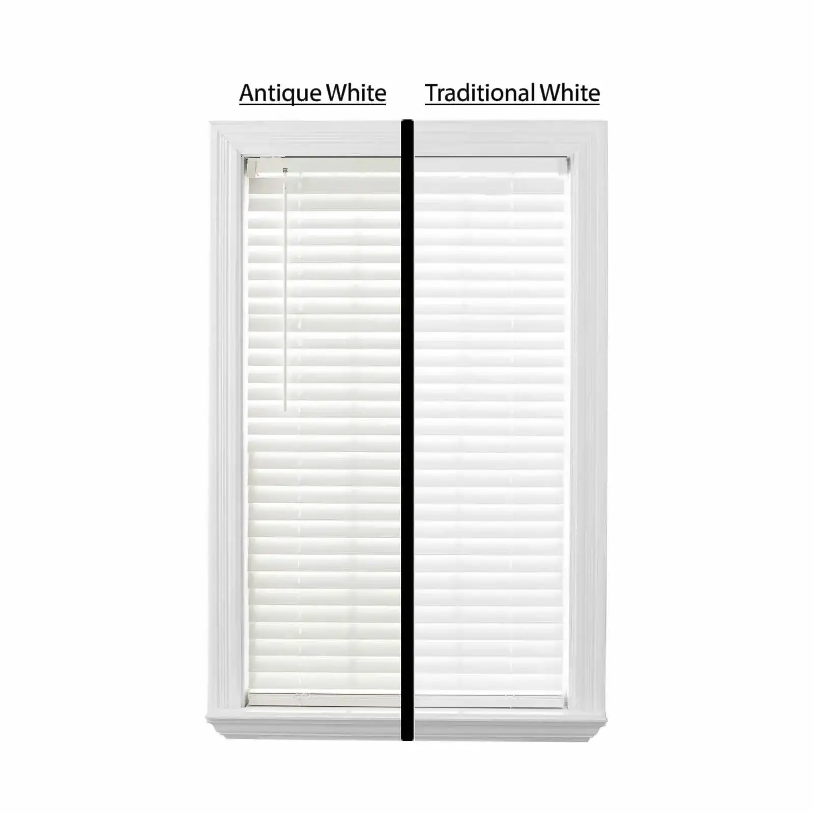 Better Homes & Gardens 2 Wood Horizontal Blinds, 47" W x 64" L