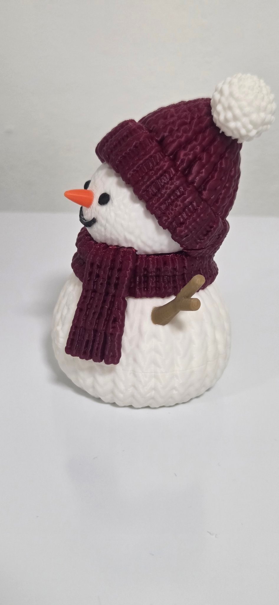 Knitted Snowman — 3D Printed Christmas Decor · $10 - photo 5