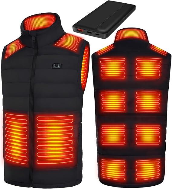 Men's Heated Vest, Lightweight with 15 zones, 3XL - photo 2