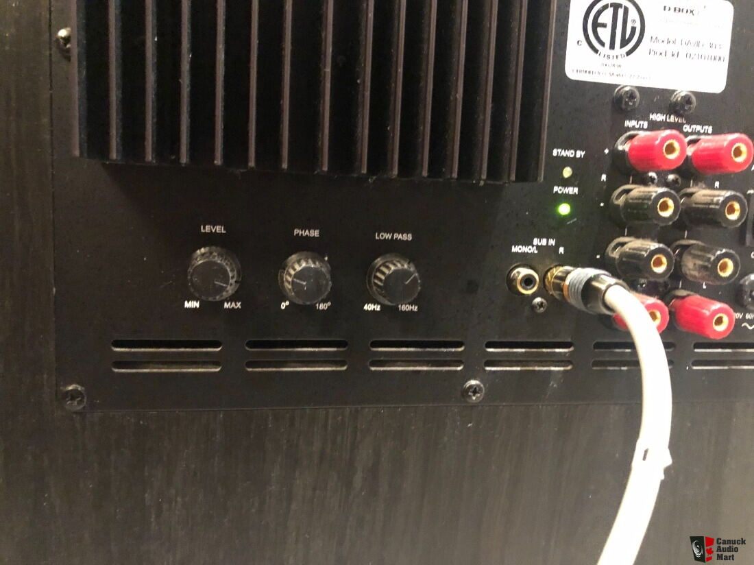 D-Box David-303 Powered Subwoofer - Deep, Crisp Bass! - photo 4