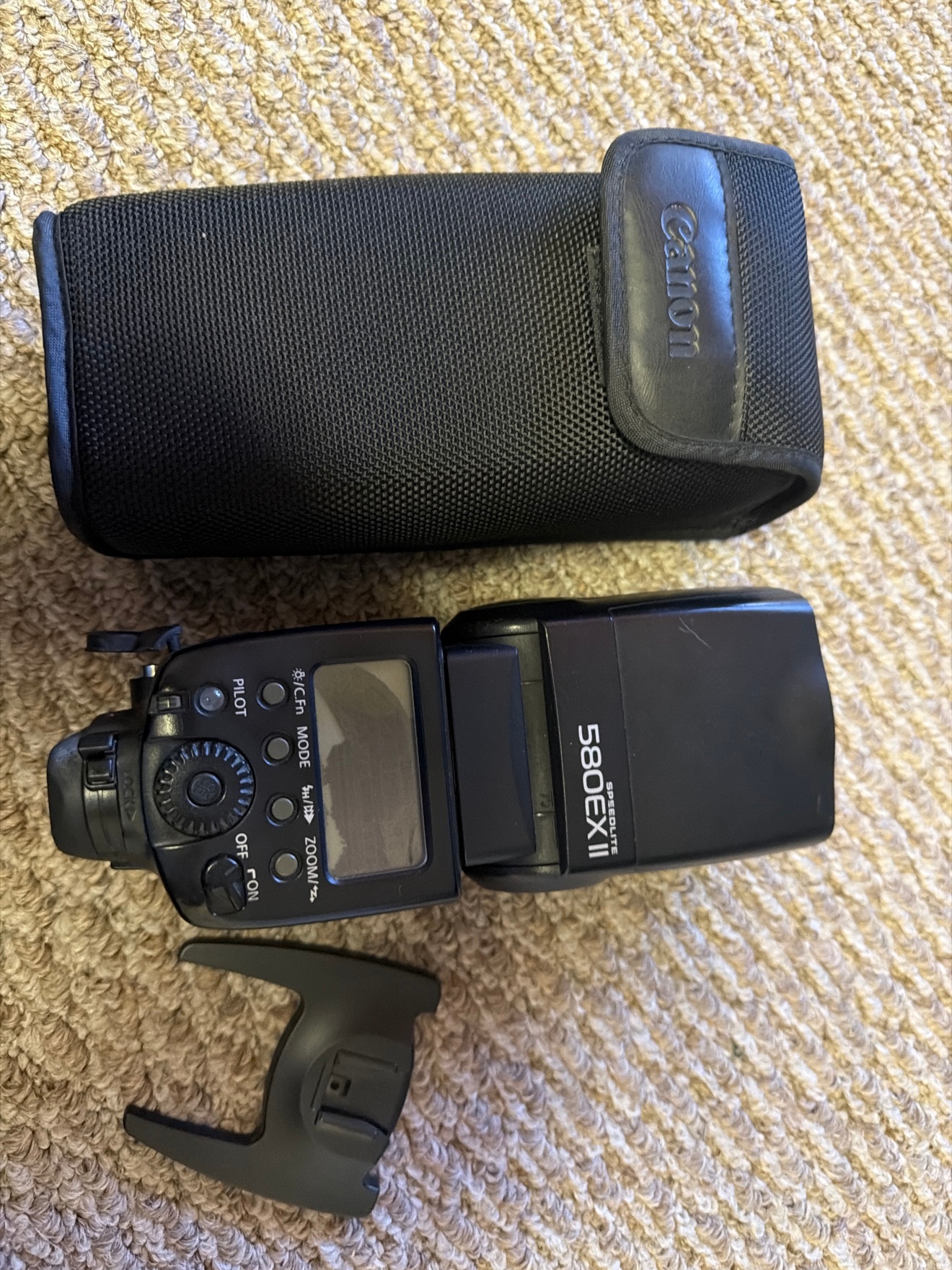 Canon Speedlite 580EX II flash - LCD not working, fires fine
