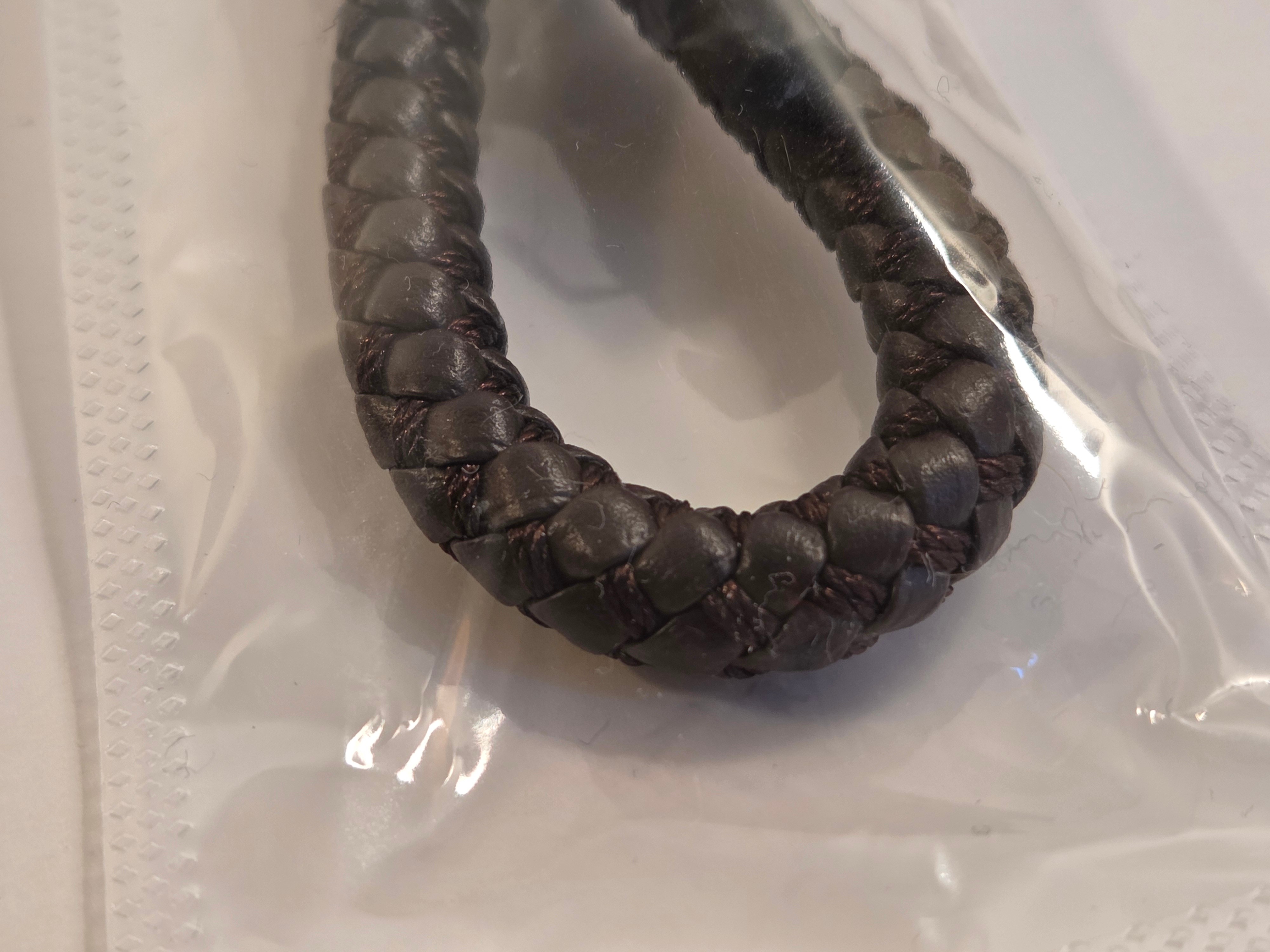 2 Braided Keychains – Dark Brown & Tan - photo 3