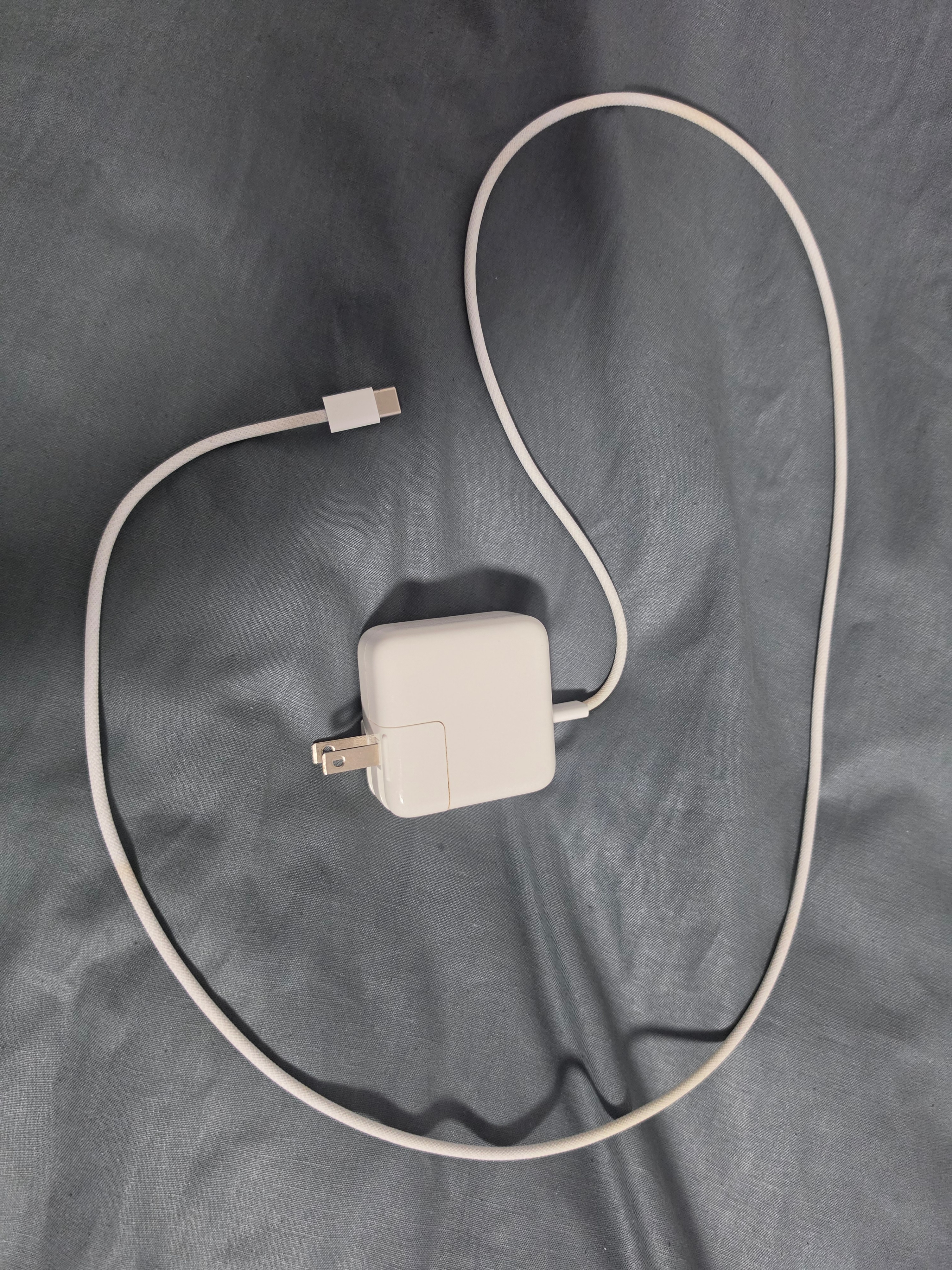 Apple 30W USB-C Power Adapter + Braided USB-C Cable – Genuine