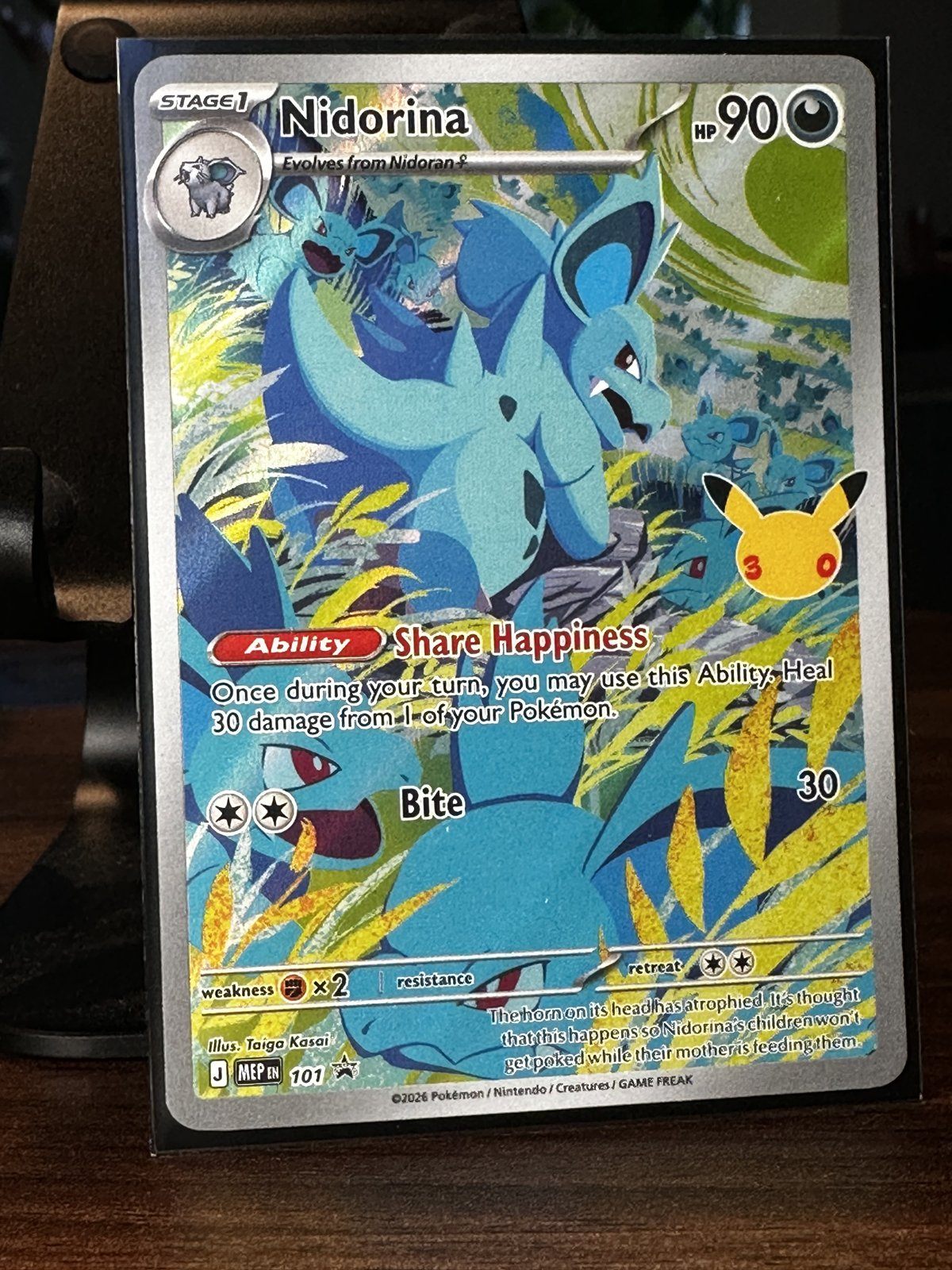 Nidorina MEP 101 Promo - Pokemon 30th Celebration