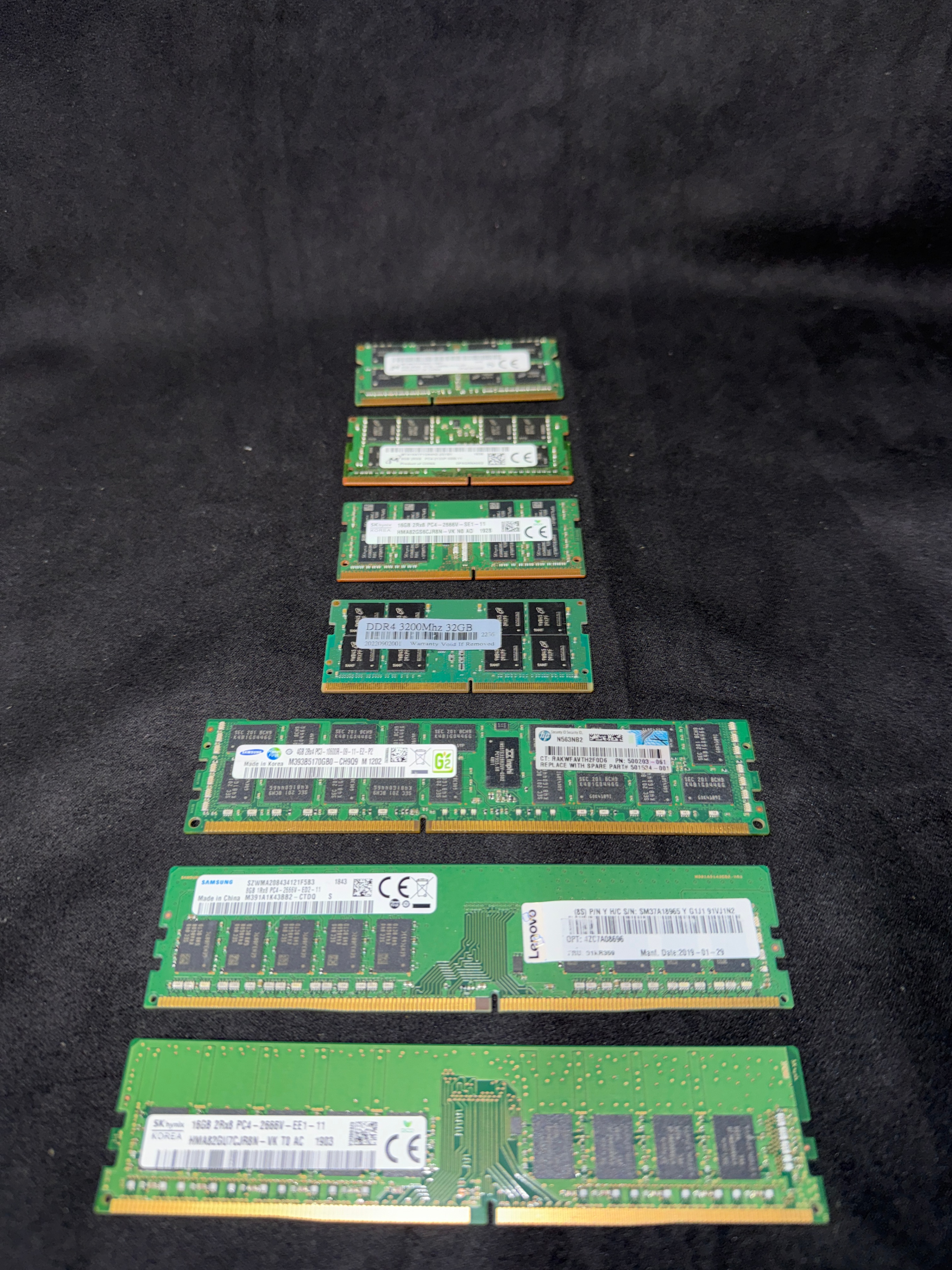 USED - ASSORTED RAM STICKS (BUY 2, GET 1 FREE)