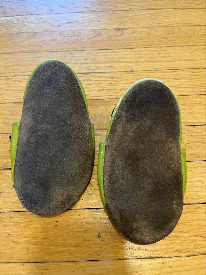 Robeez Green Dragon Baby Shoes 6-12 Months - photo 3