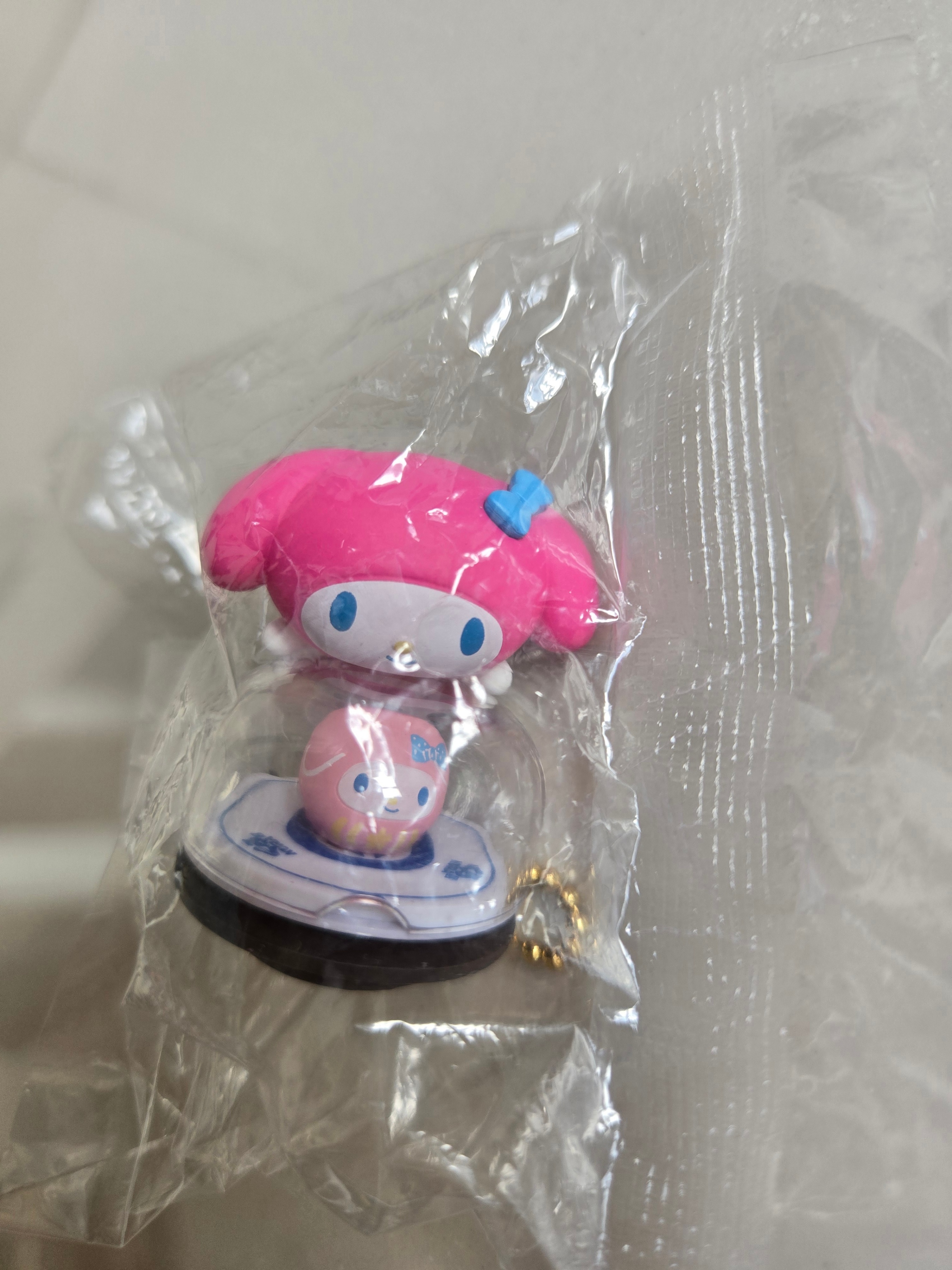 My Melody Sushi Plate Keychain Sanrio Kura Sushi Japan