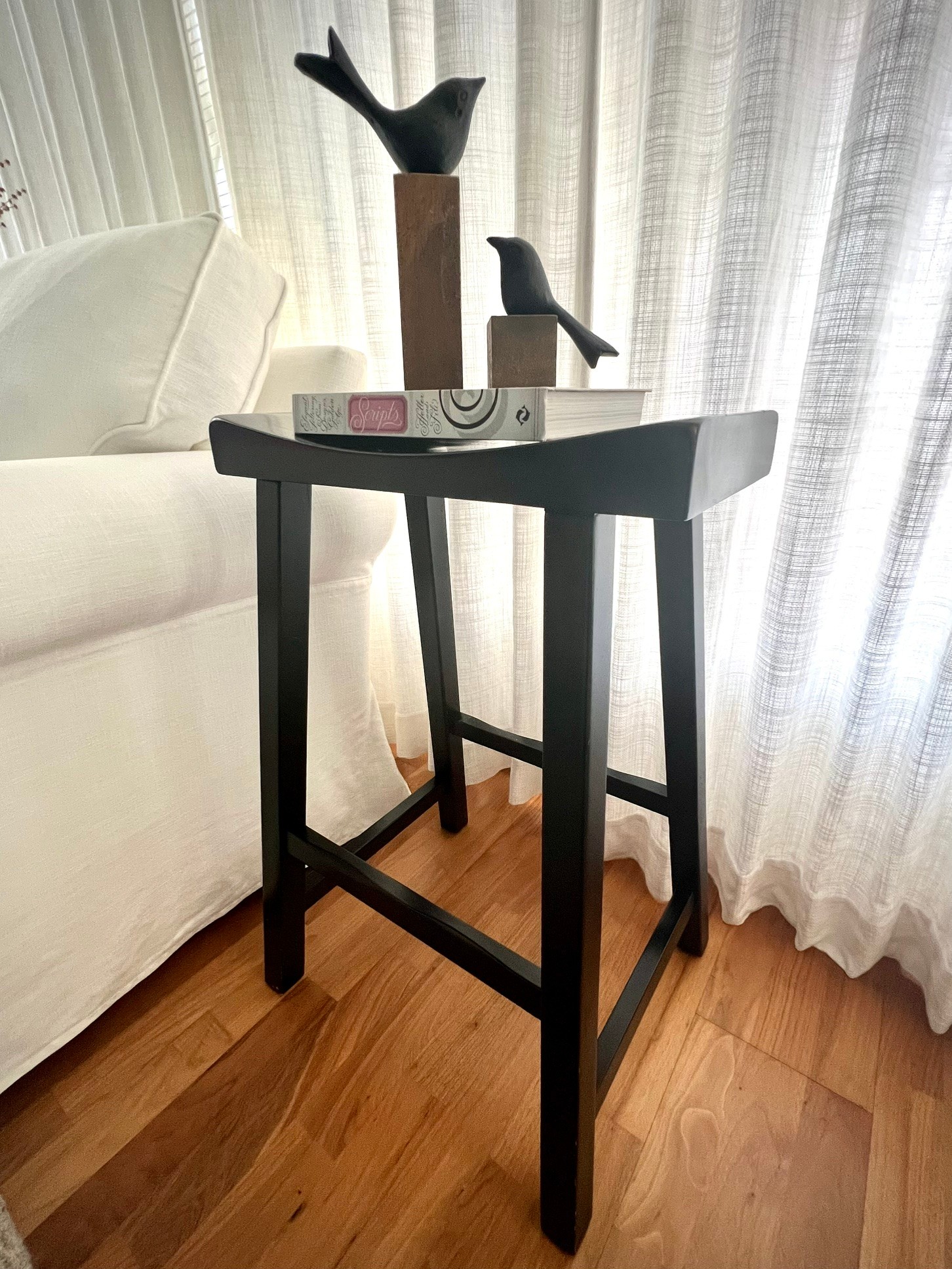 Pottery Barn Bar Stools Set of 2 – Rustic Antique Style