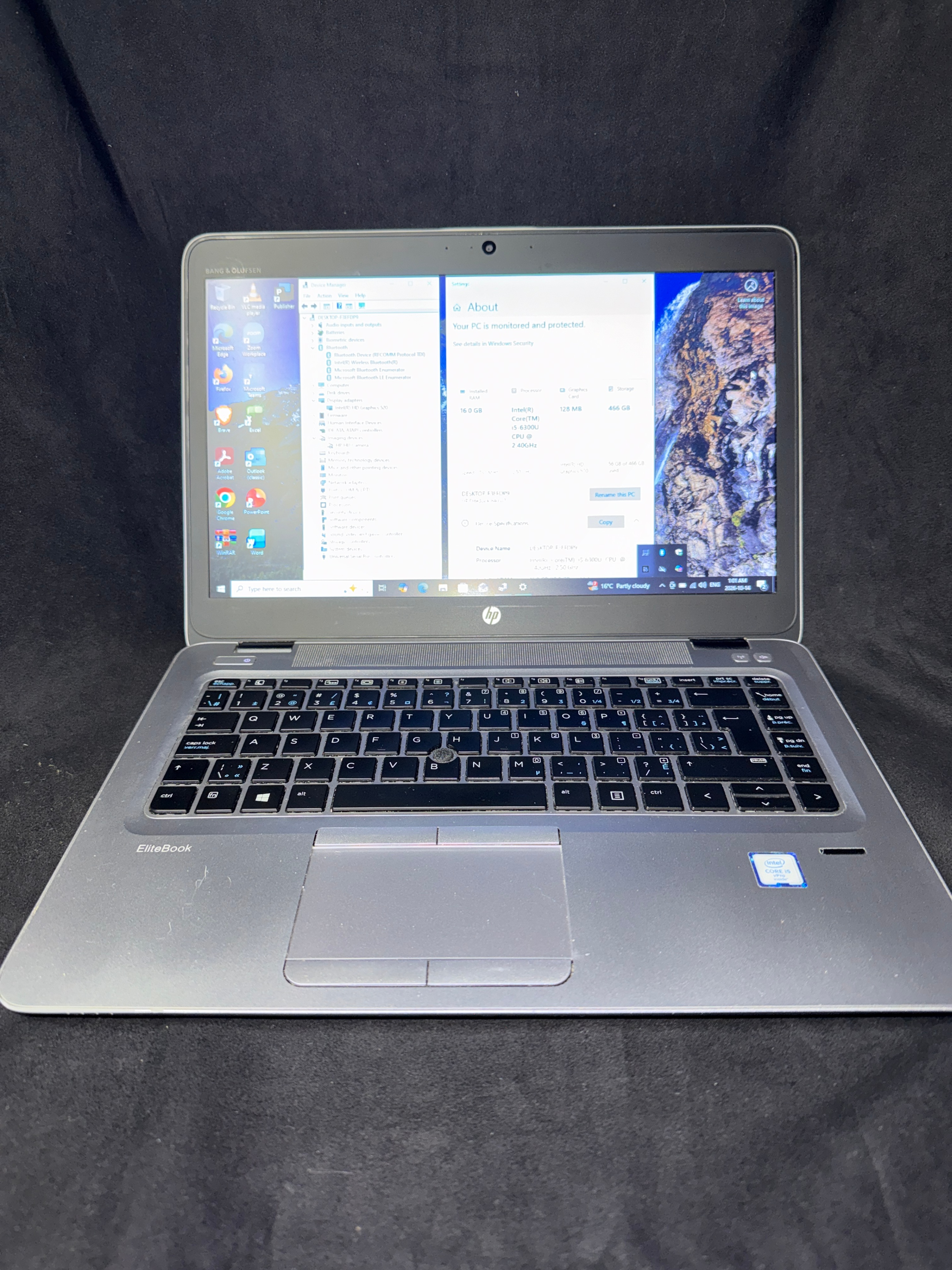 $60 (REFURBISHED - As is) HP EliteBook 840 G3 Laptop