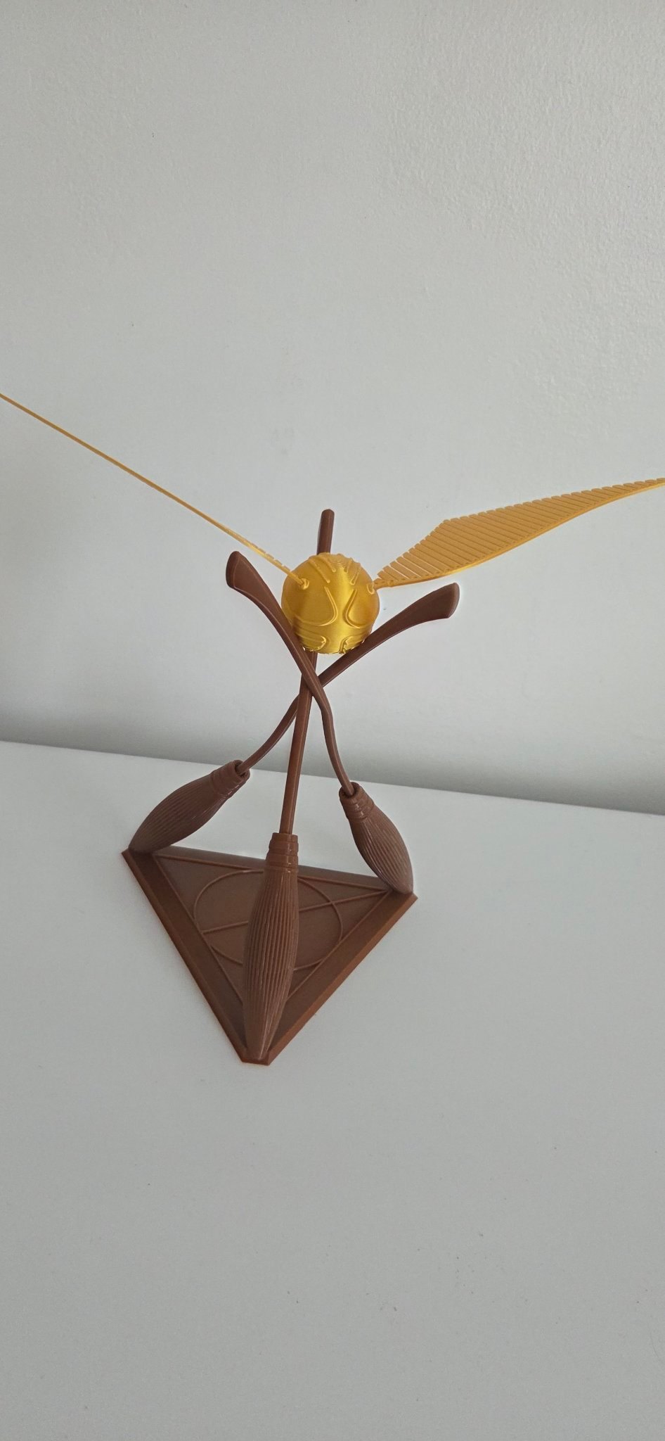 Golden Snitch Display Stand – 3D Printed Desk Decor