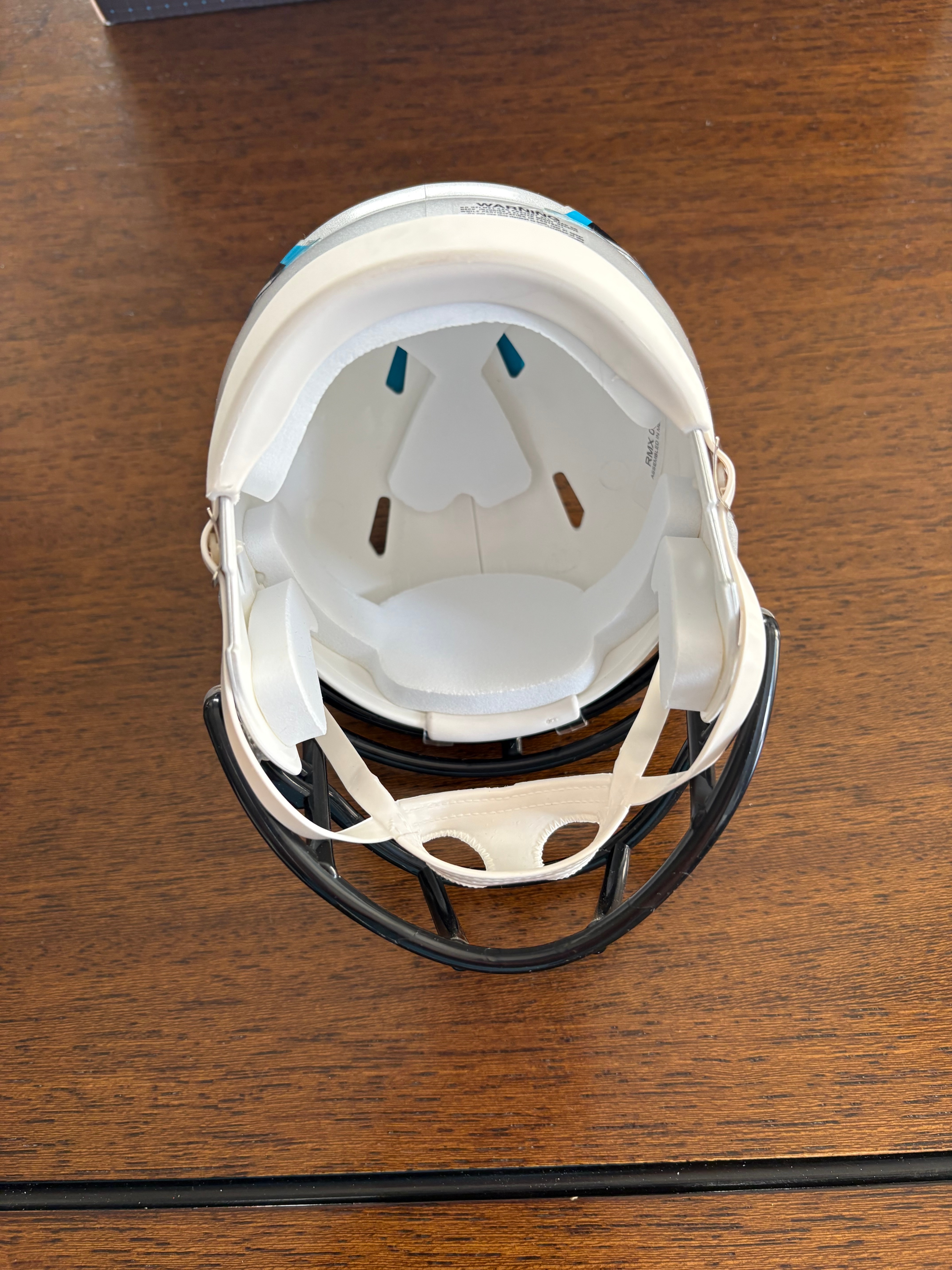 Carolina Panthers Riddell Mini Football Helmet - photo 4