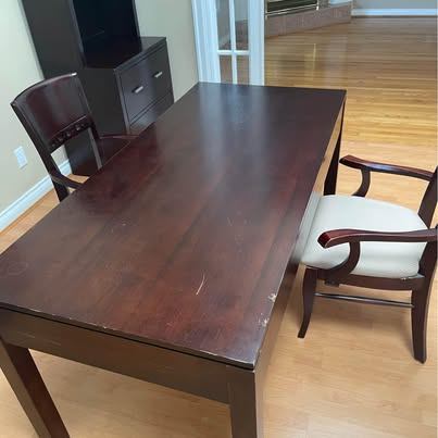 Reading Office Desk Bench – Sturdy, 164x76cm