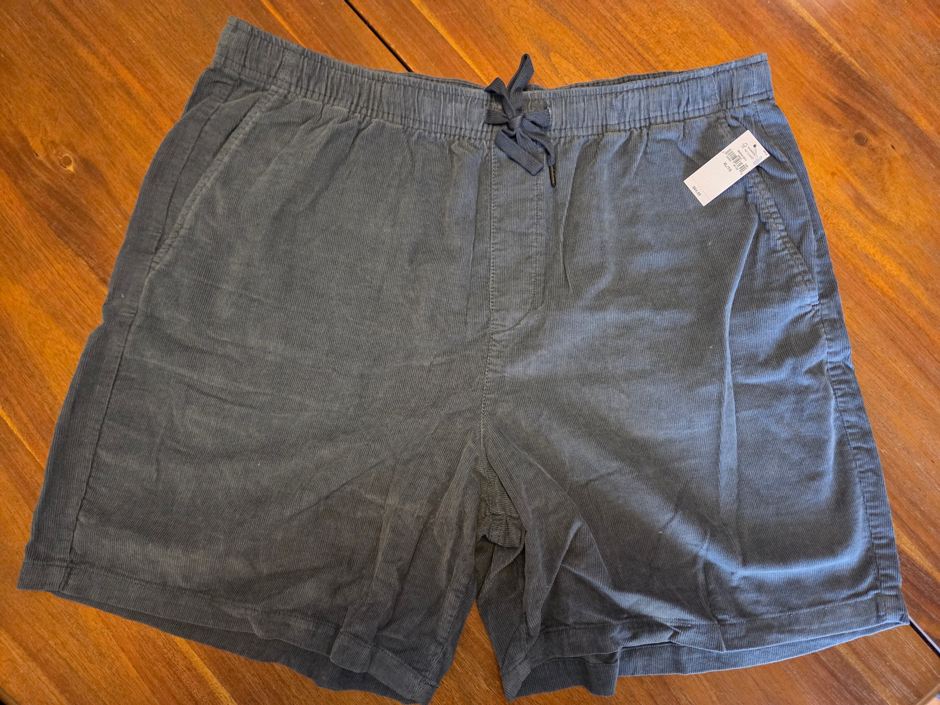 GAP Men's Corduroy Drawstring Shorts Navy XL – New