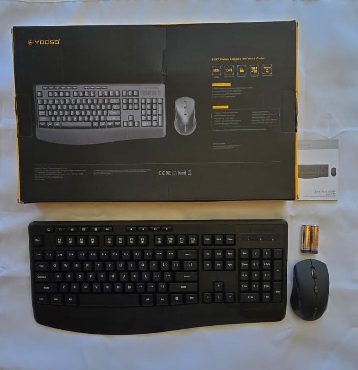 Silent Ergonomic Full-Size Keyboard & Mouse Combo - photo 2