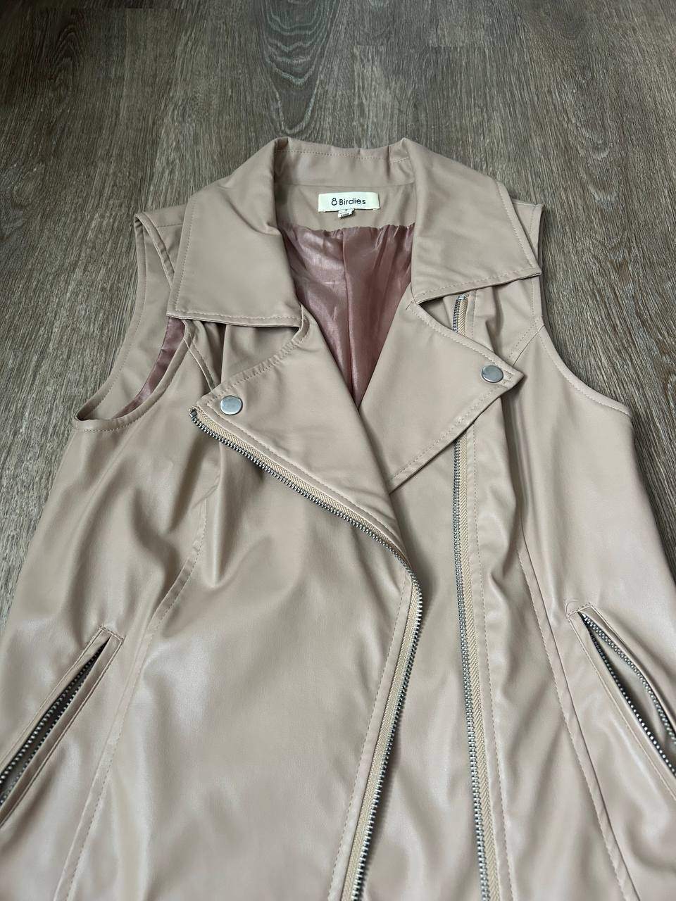 Fringe Faux Leather Vest - photo 3