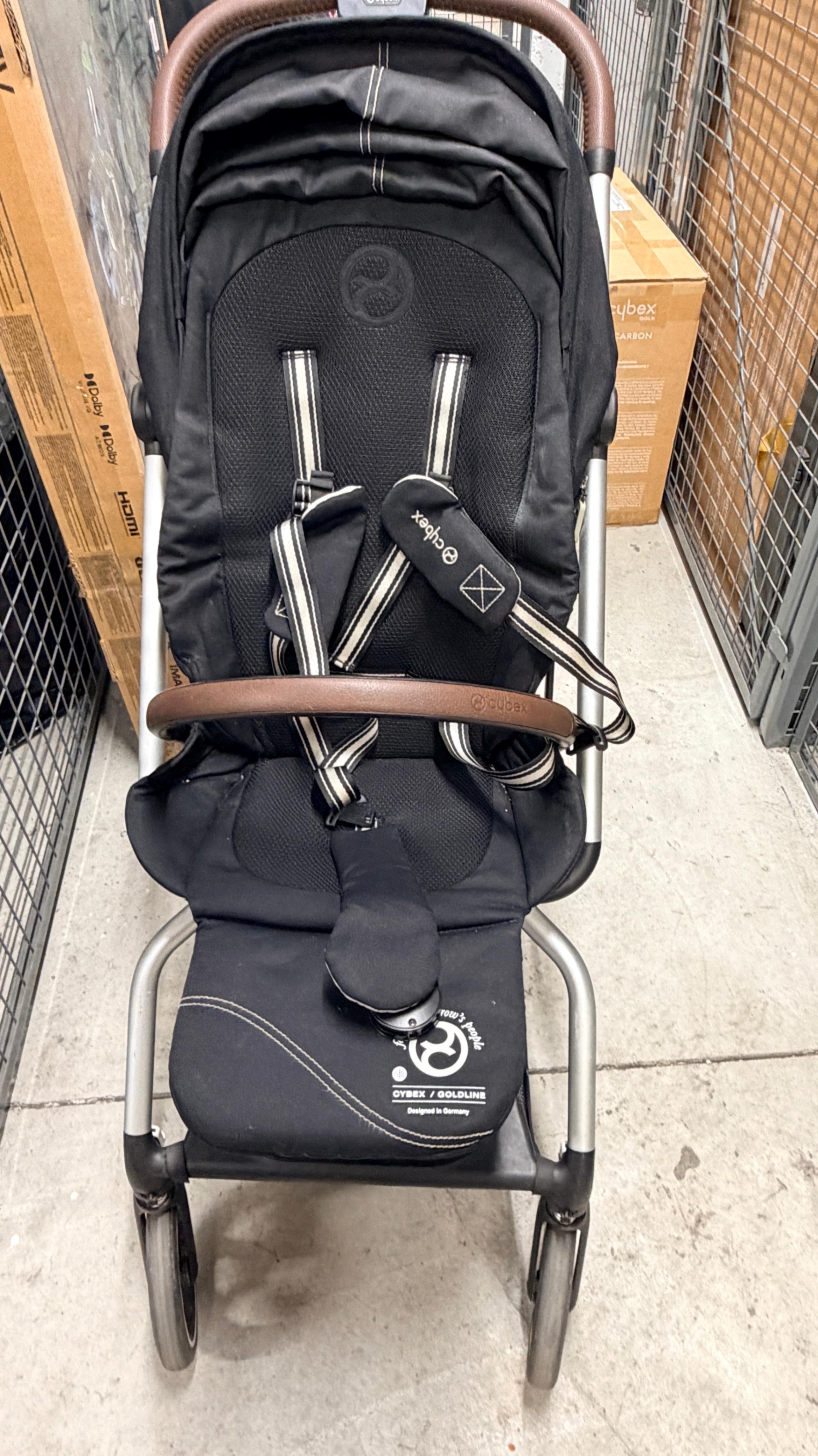 Cyber Eezy S Twist Baby Stroller – Black & Brown – Foldable - photo 5