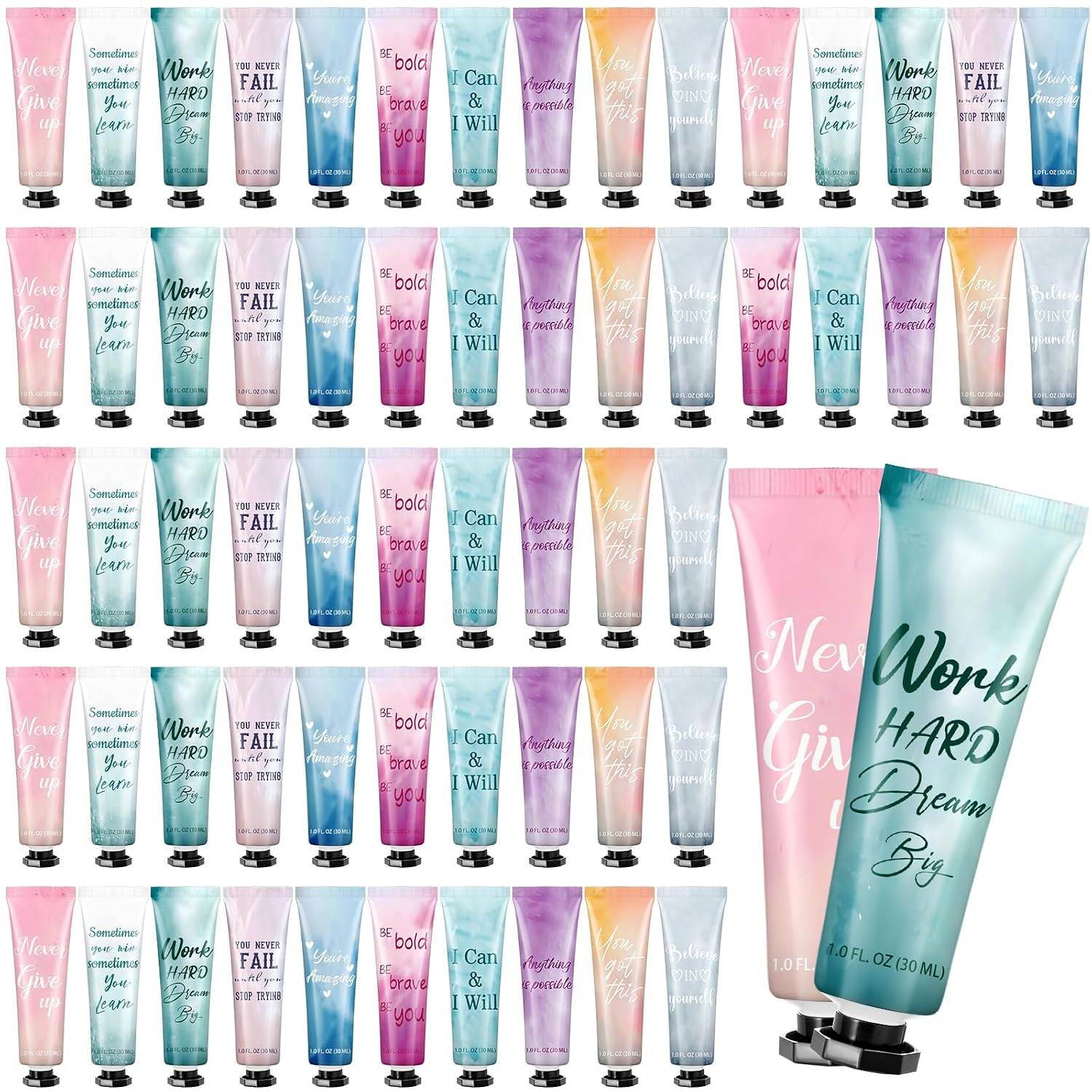 NEW~ Motivational Hand Cream Gifts – Travel Size – 60 Pack