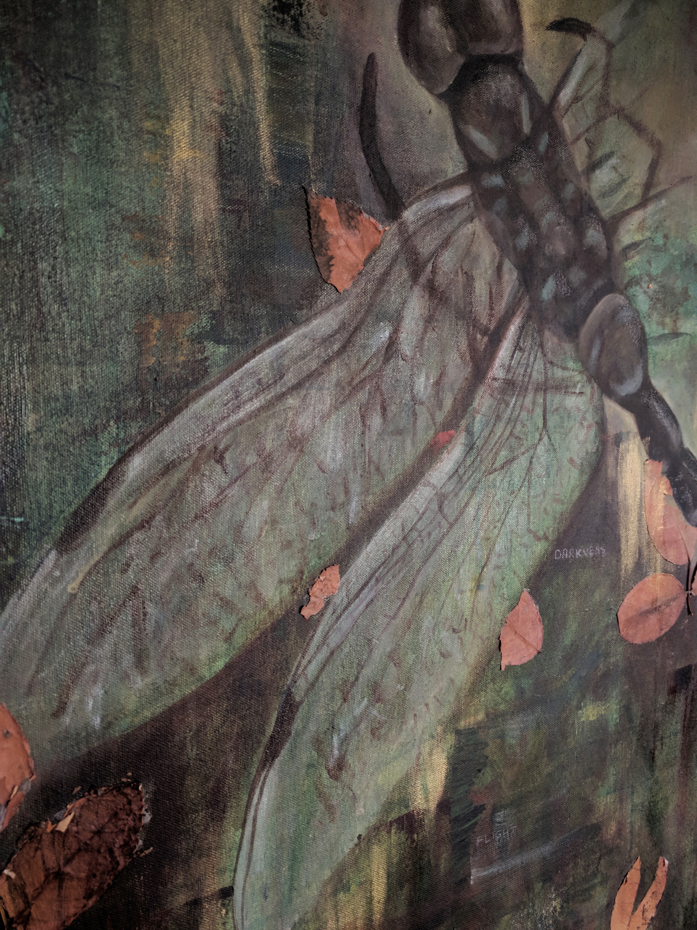 Dragonfly Acrylic on Canvas Painting - photo 2