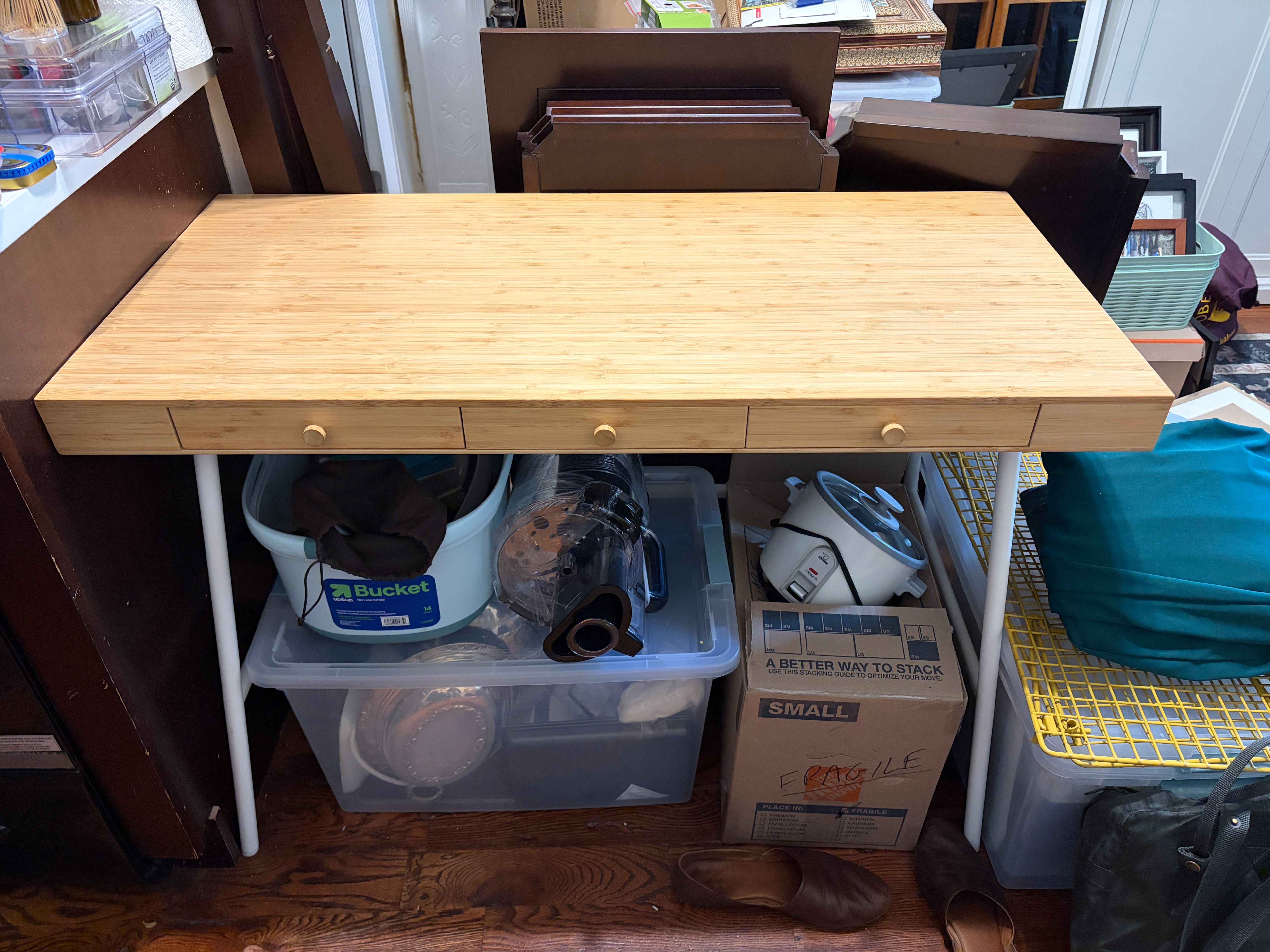 Ikea Lillasen Bamboo Desk