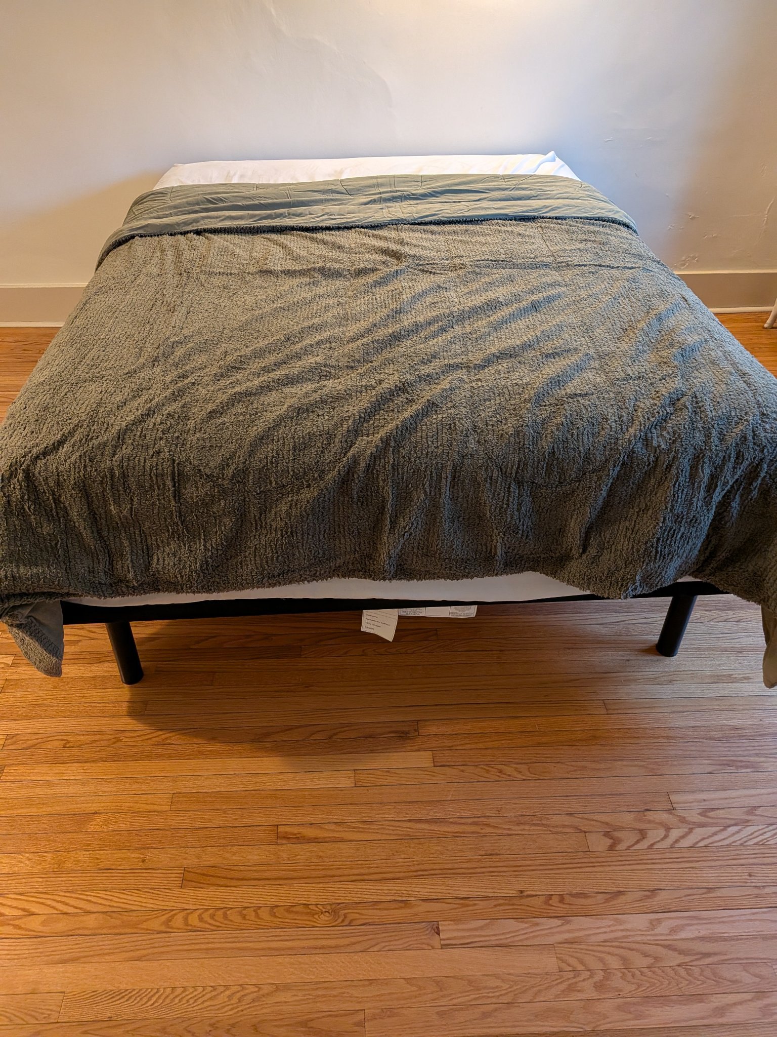 Grey Green Textured Queen Comforter
