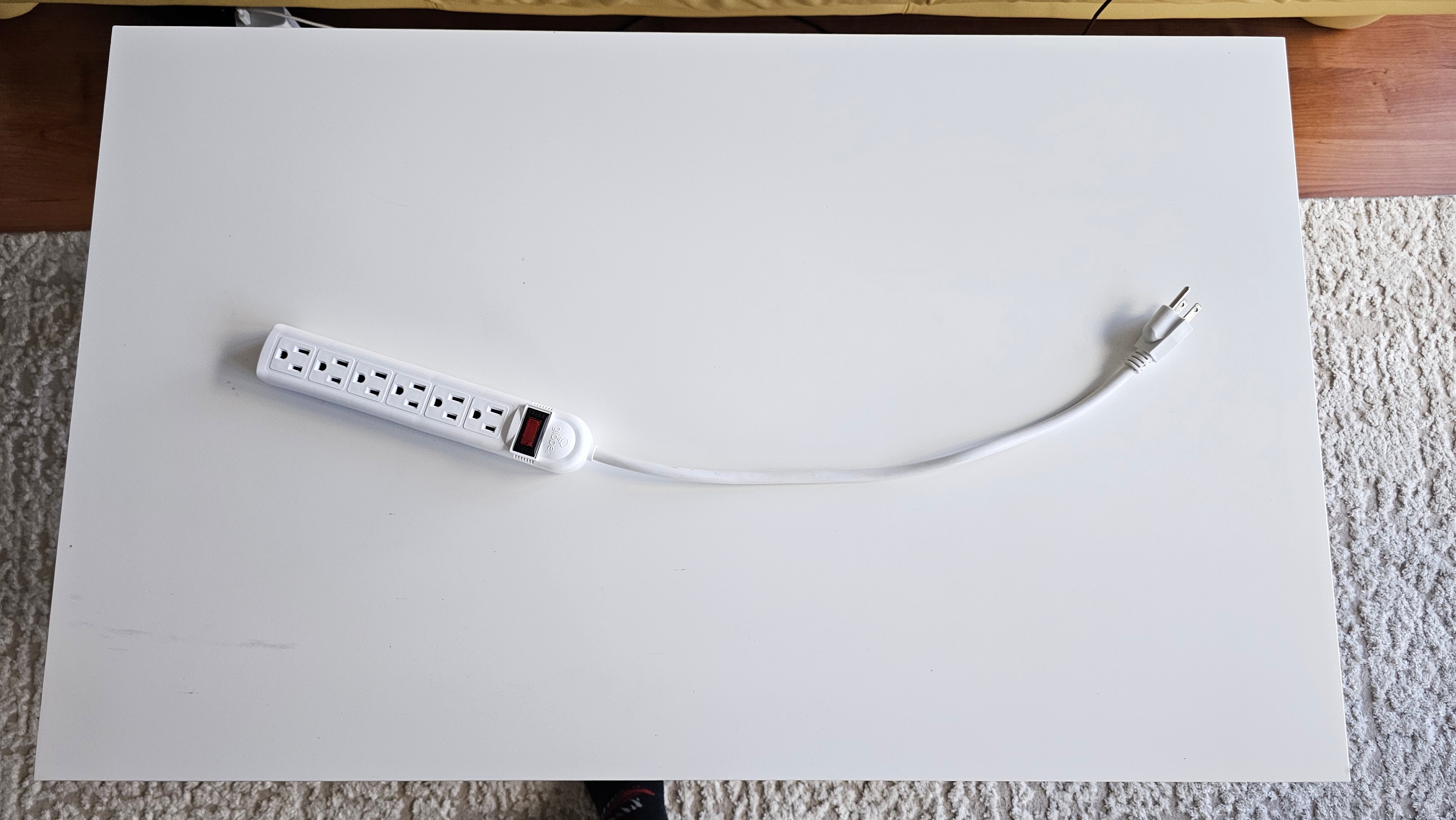 White 6-Outlet Extension Cord - photo 2