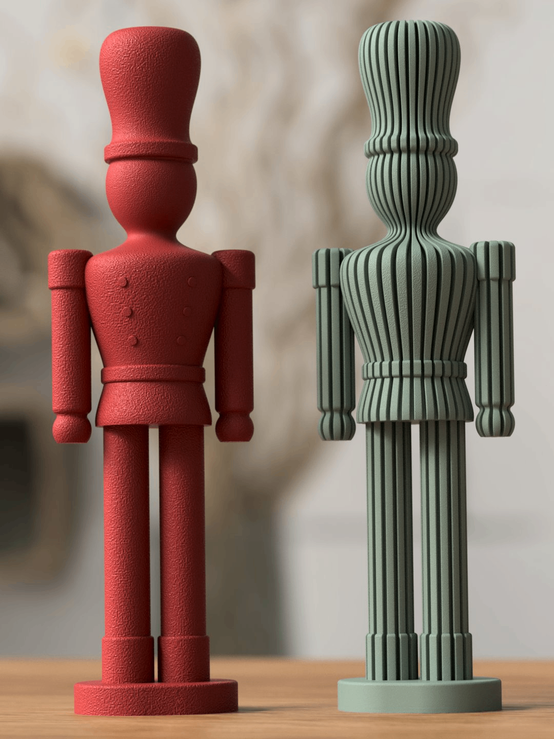 Handmade 3D-Printed Christmas Nutcracker - photo 2
