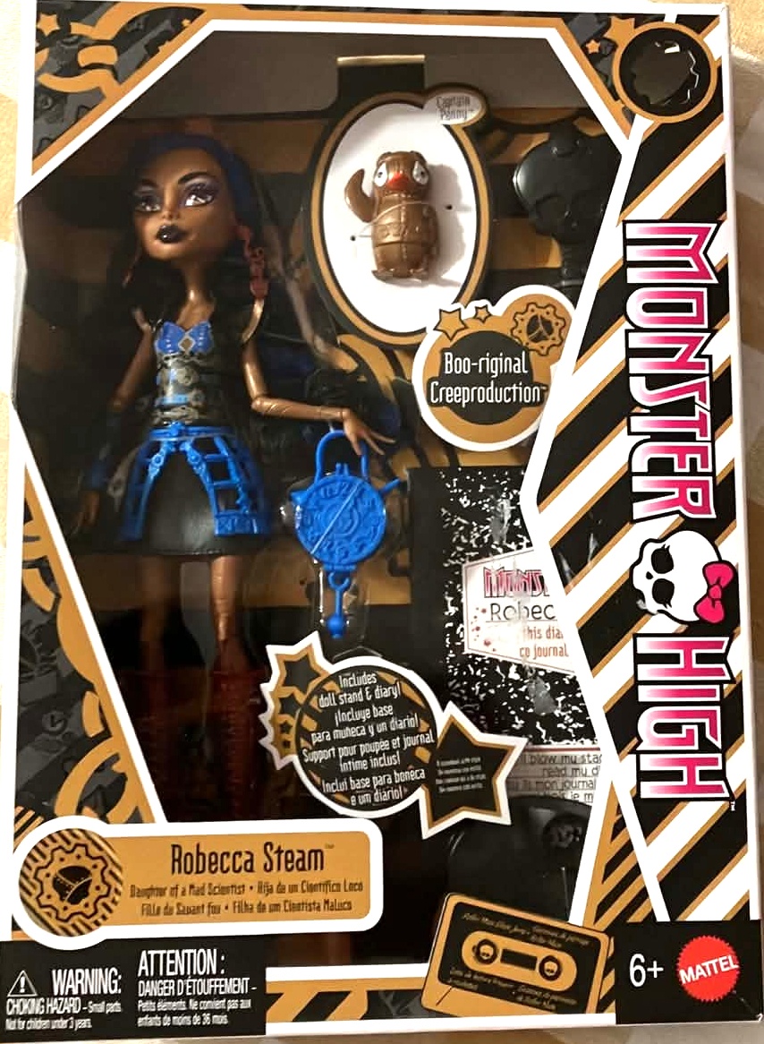 Monster High Boo-riginal Creeproduction Robecca Steam Doll (New)
