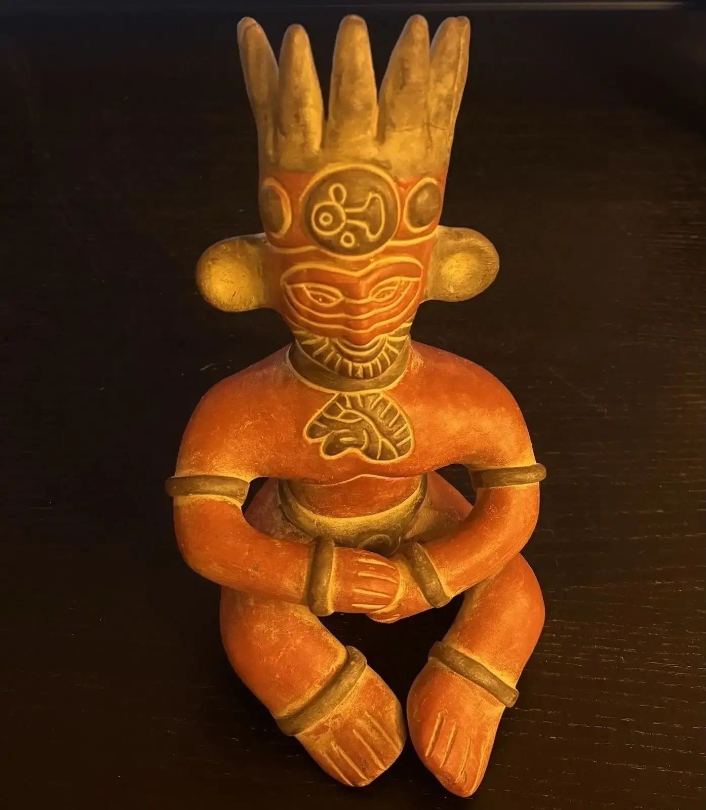 Folk Art Figure — Mexican Papier-Mache, Mayan Style - photo 2