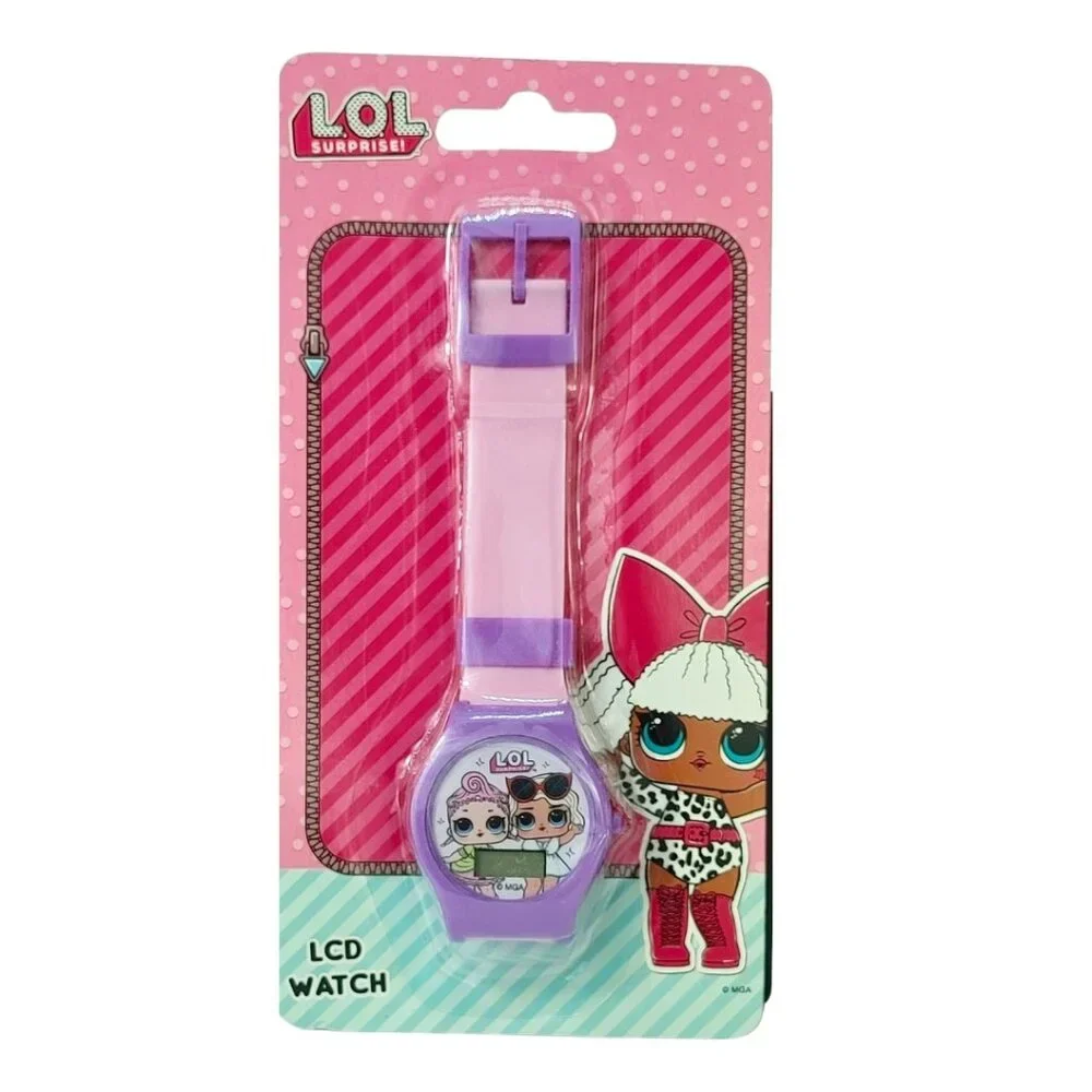 L.O.L. Surprise! Kids’ LCD Digital Watch Pink & Purple – New
