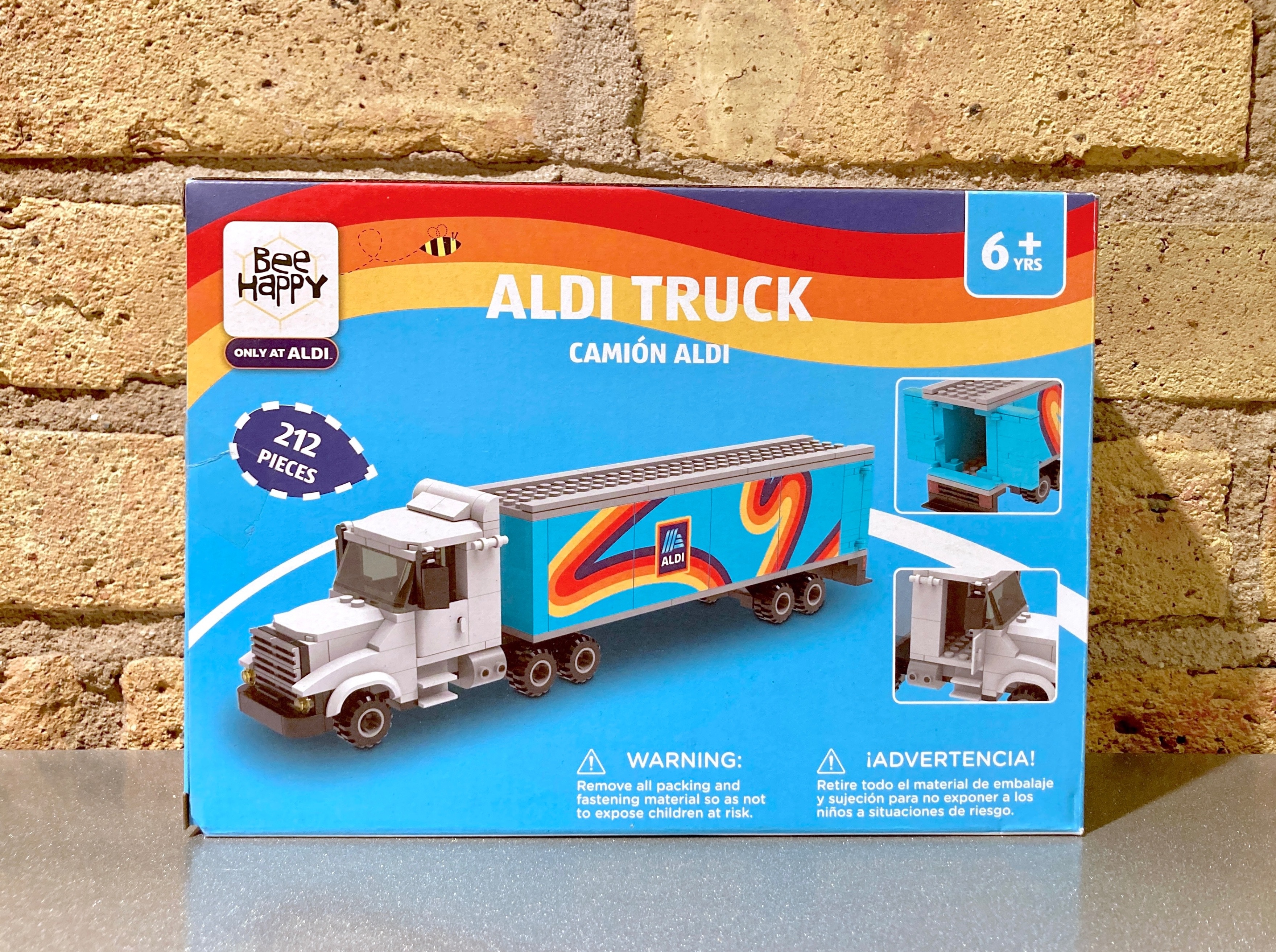 *NEW* ALDI Truck Building Block Set Happy Bee Toy (like Lego)