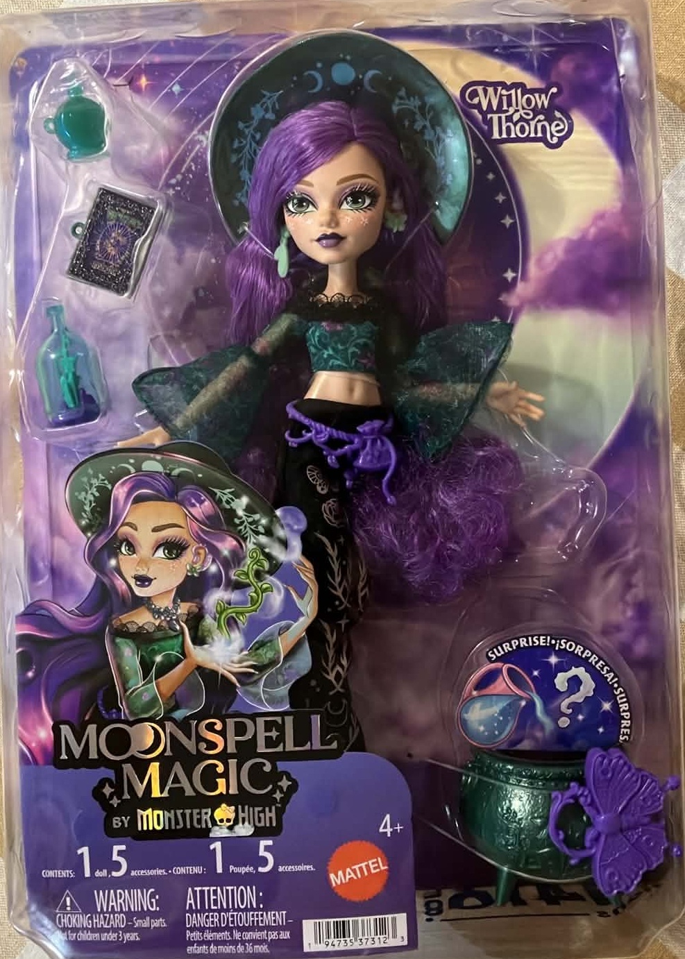 Monster High Moonspell Magic Willow Thorne Doll (New)